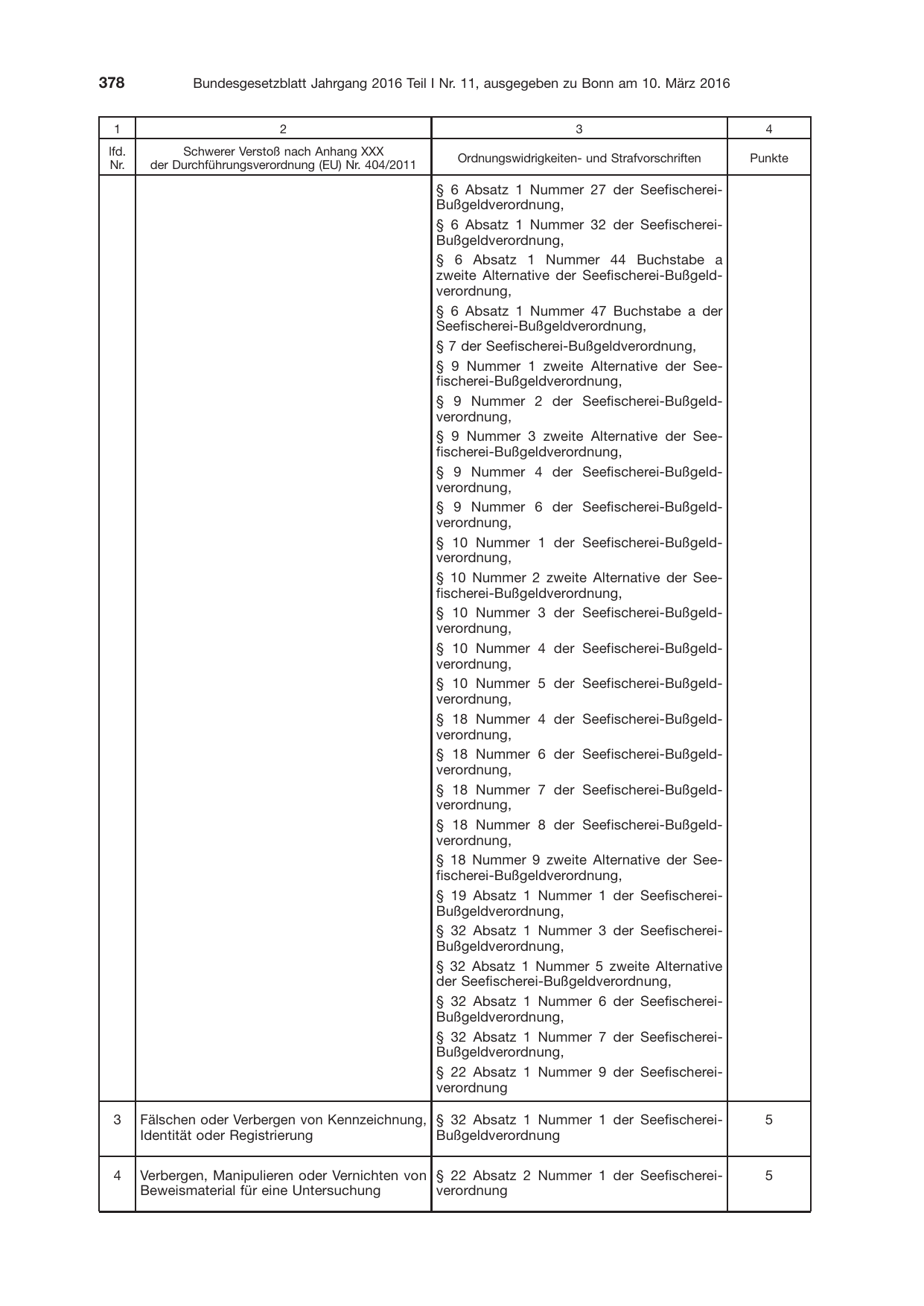 BGBl. 2016, Seite 378 — Originalseite als Abbildung