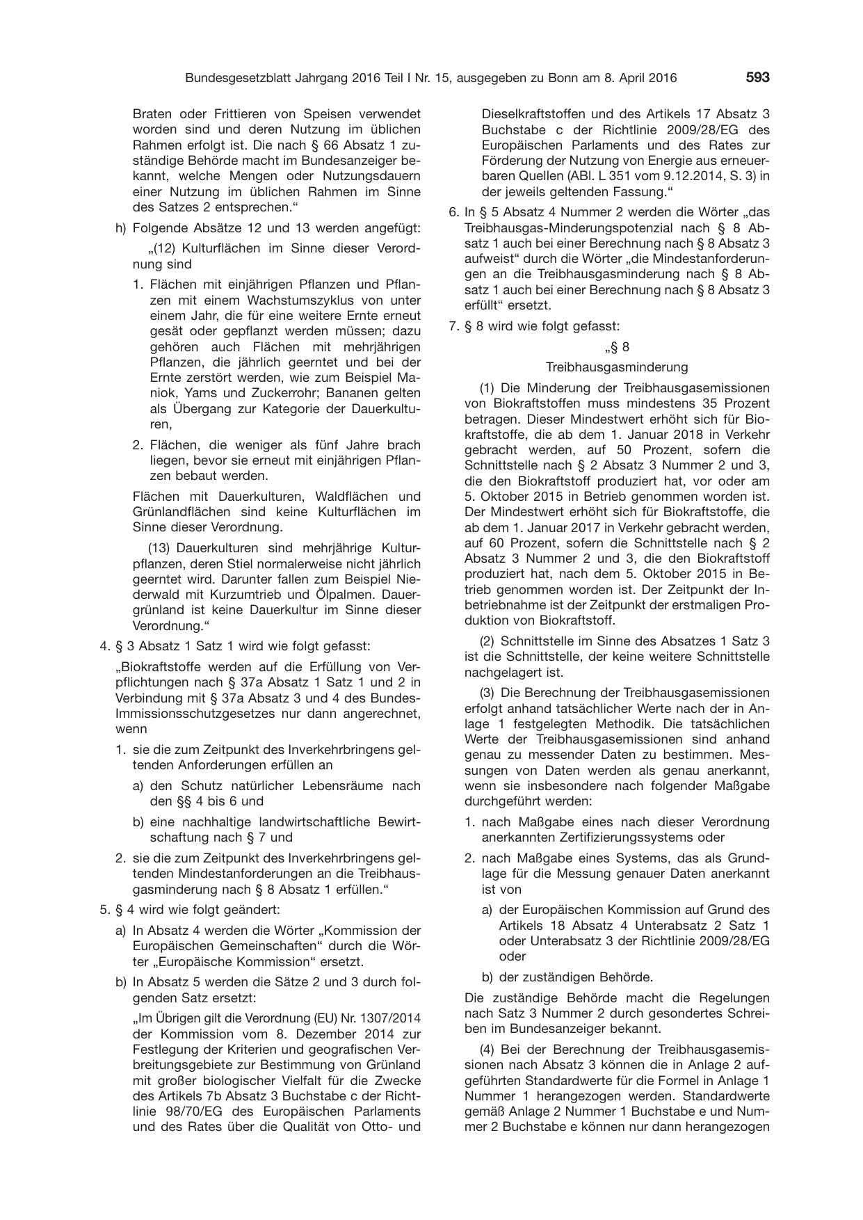 BGBl. 2016, Seite 593 — Originalseite als Abbildung