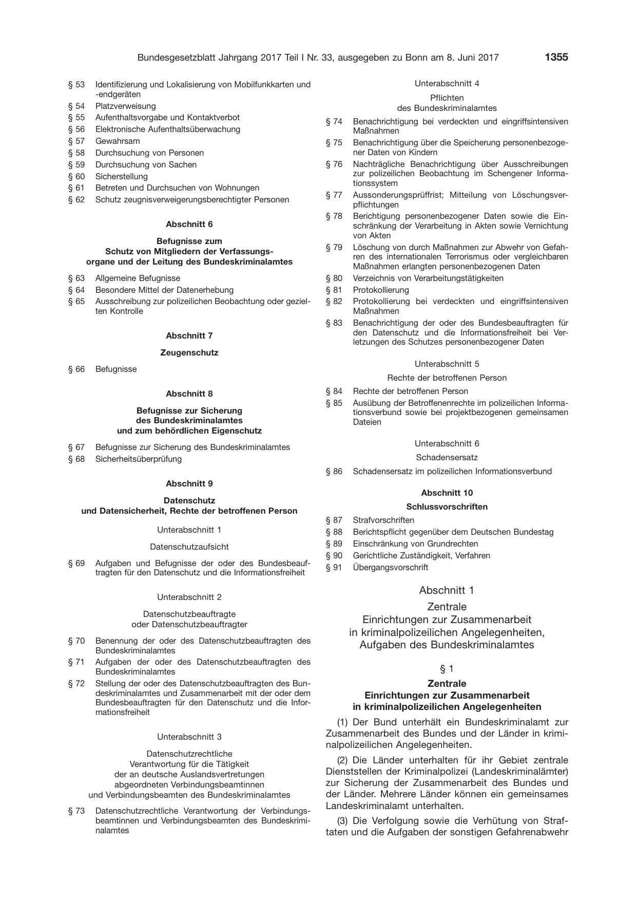 BGBl. 2017, Seite 1355 — Originalseite als Abbildung
