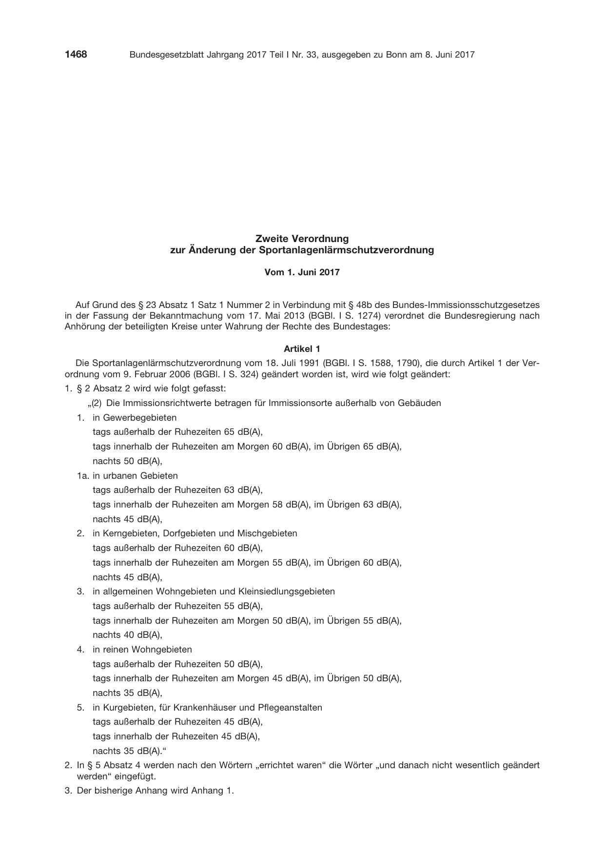 BGBl. 2017, Seite 1468 — Originalseite als Abbildung