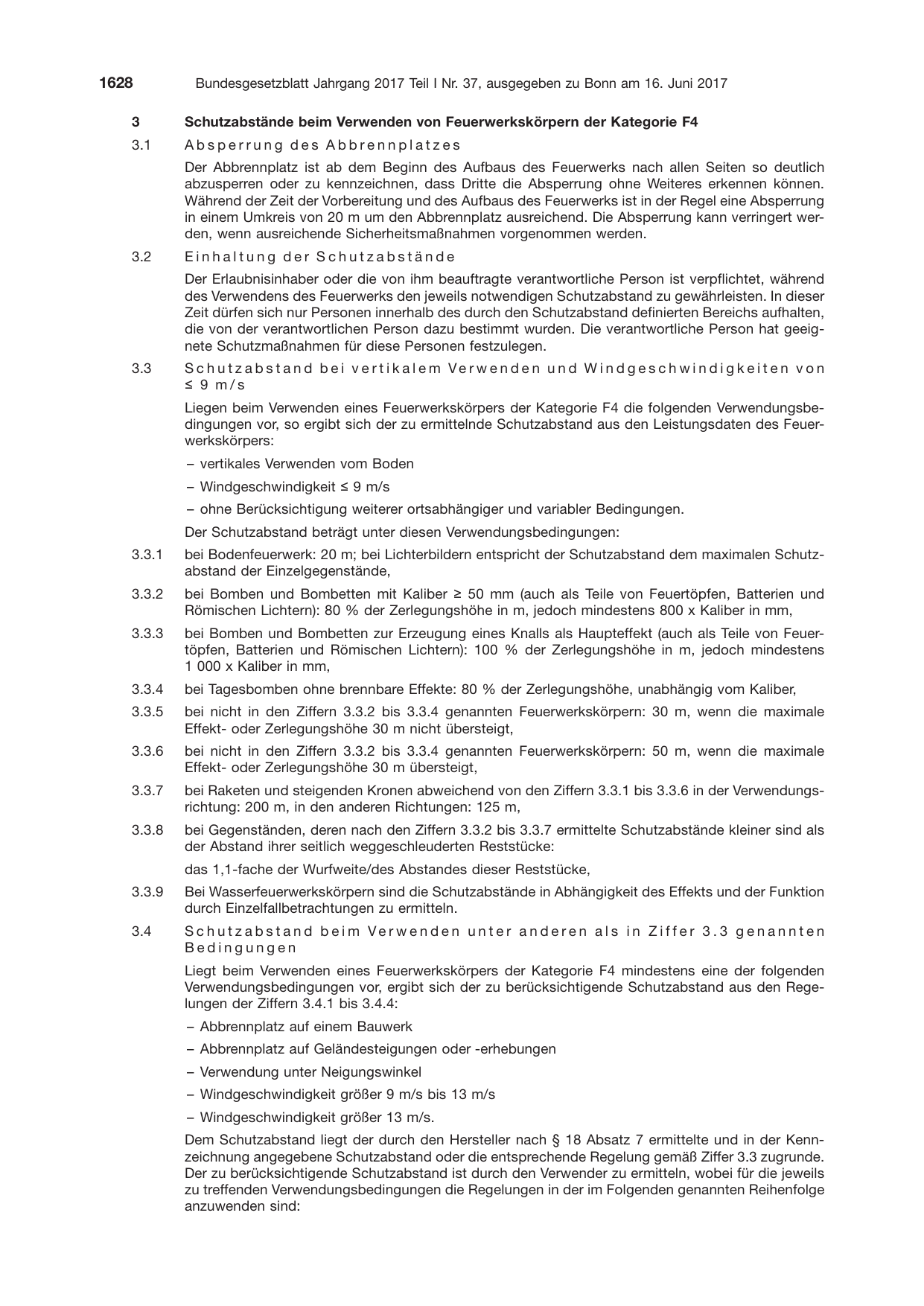 BGBl. 2017, Seite 1628 — Originalseite als Abbildung