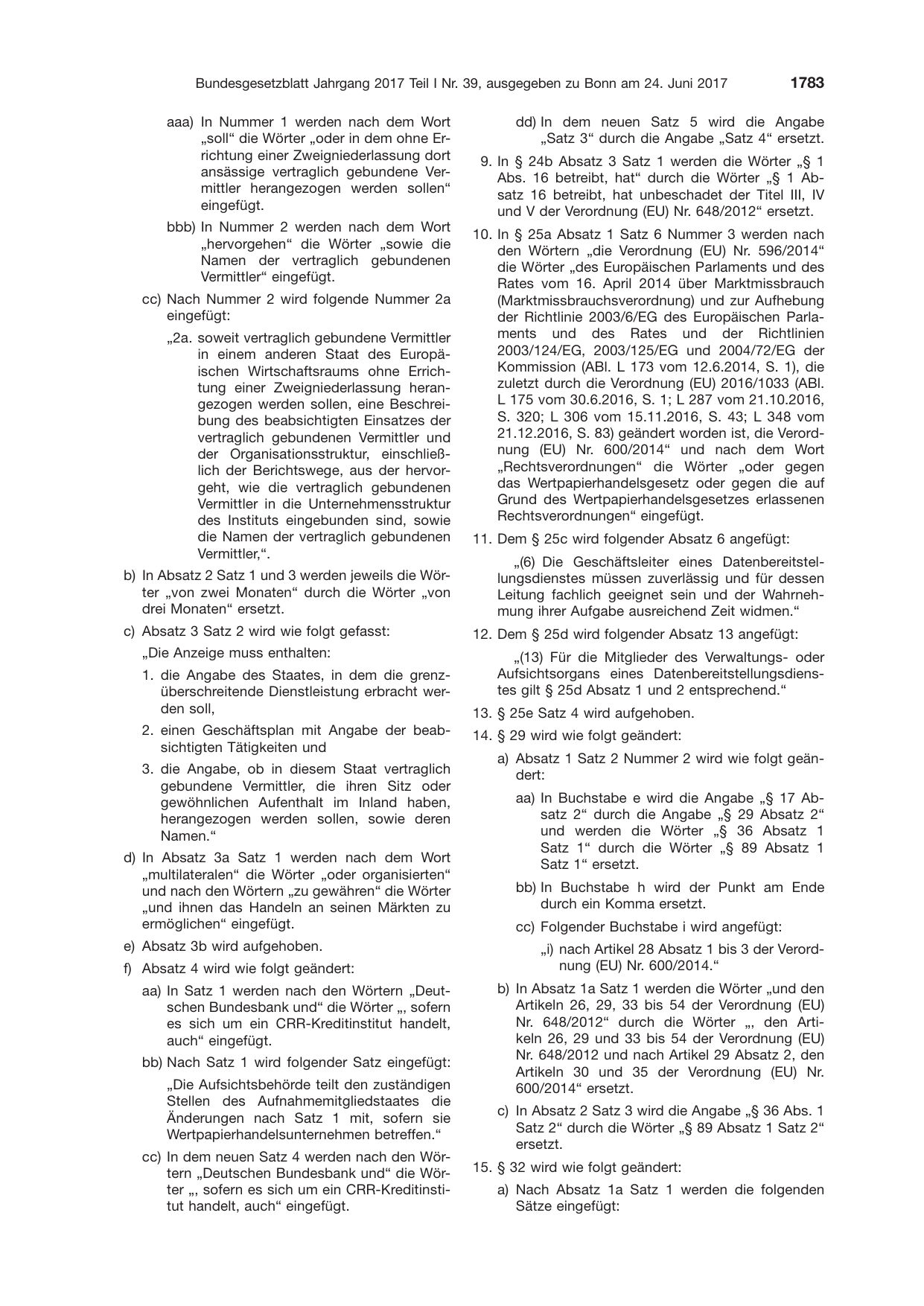 BGBl. 2017, Seite 1783 — Originalseite als Abbildung