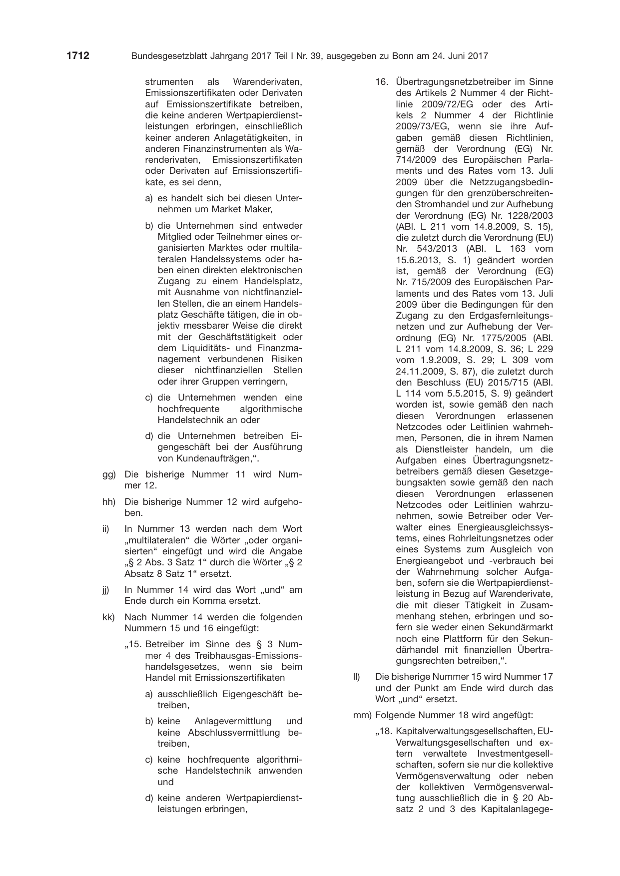 BGBl. 2017, Seite 1712 — Originalseite als Abbildung
