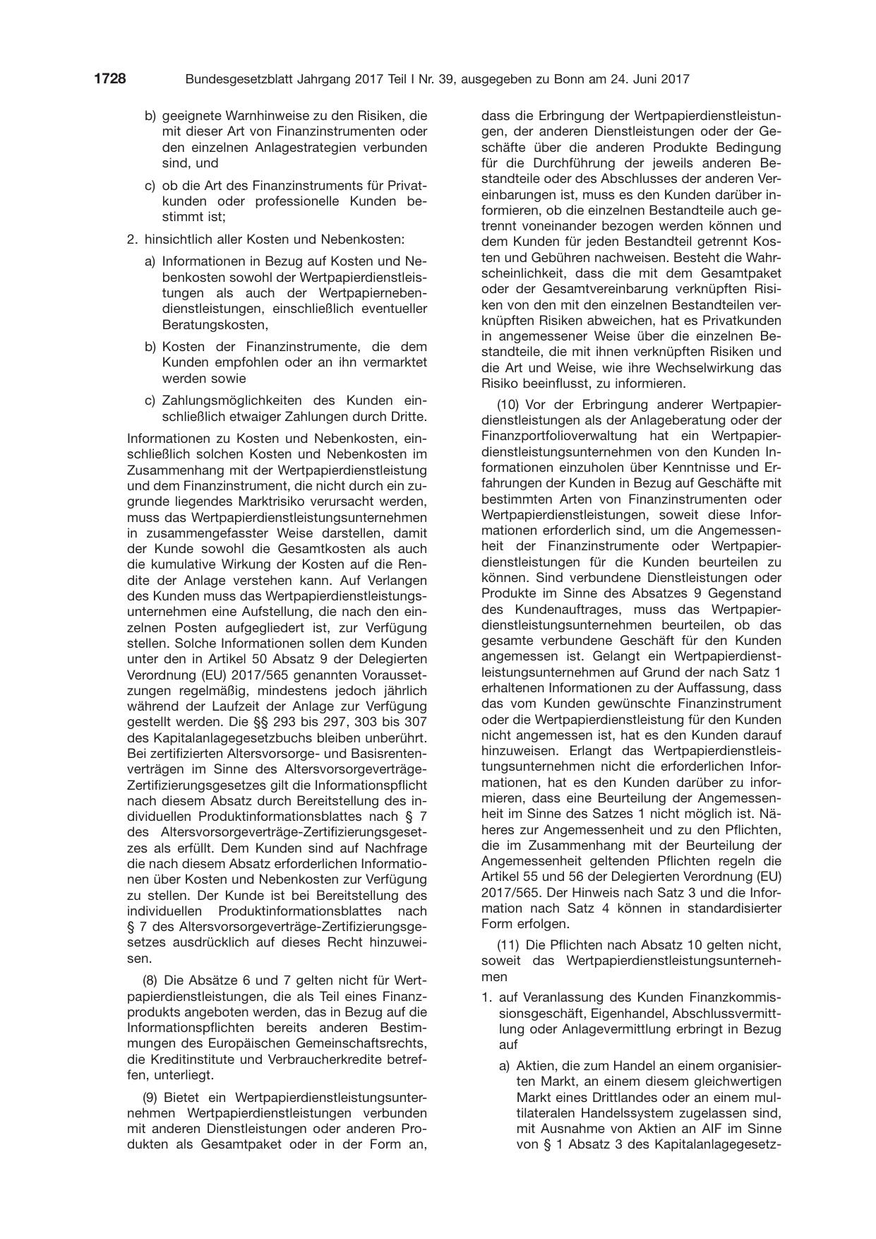 BGBl. 2017, Seite 1728 — Originalseite als Abbildung