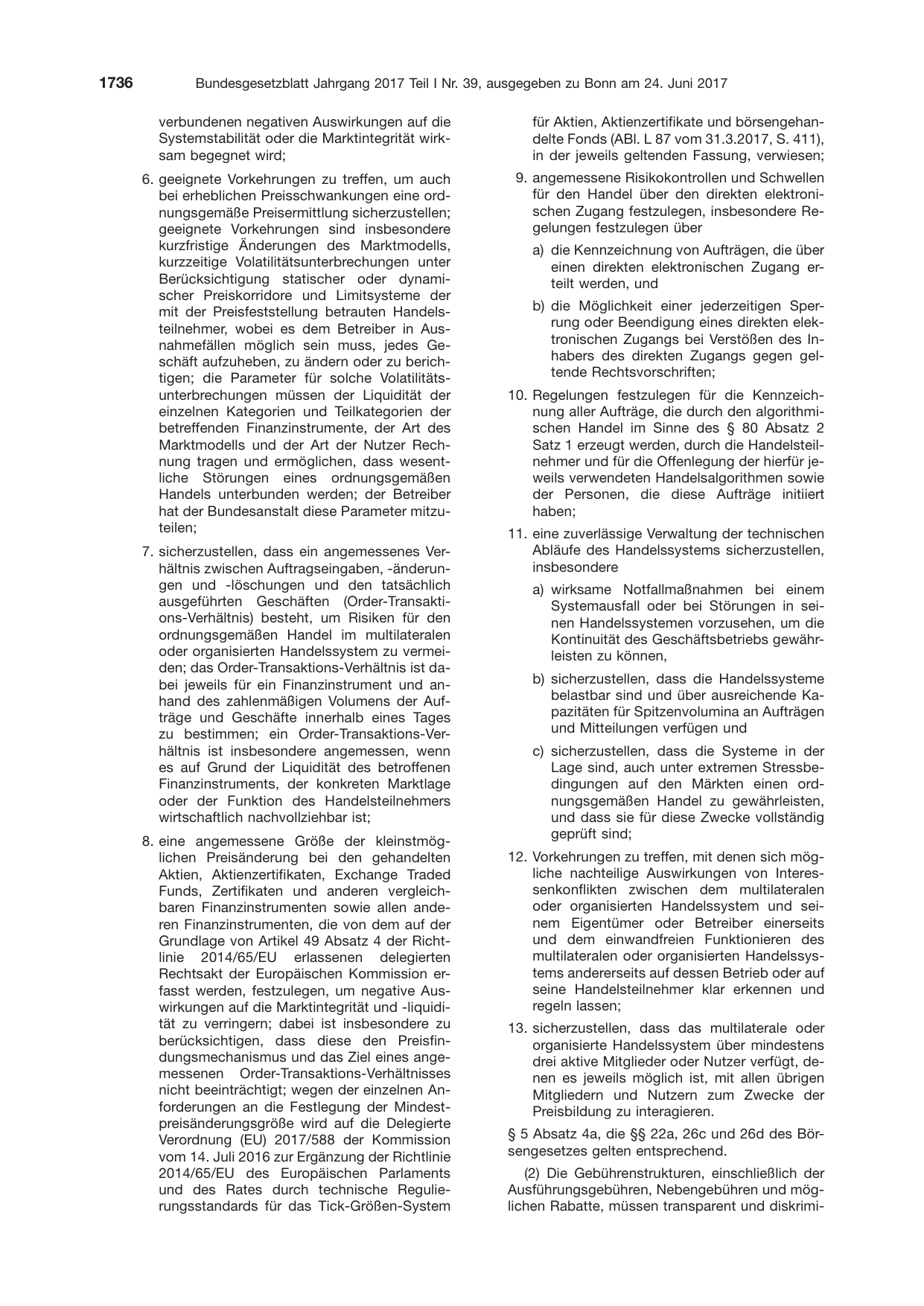 BGBl. 2017, Seite 1736 — Originalseite als Abbildung