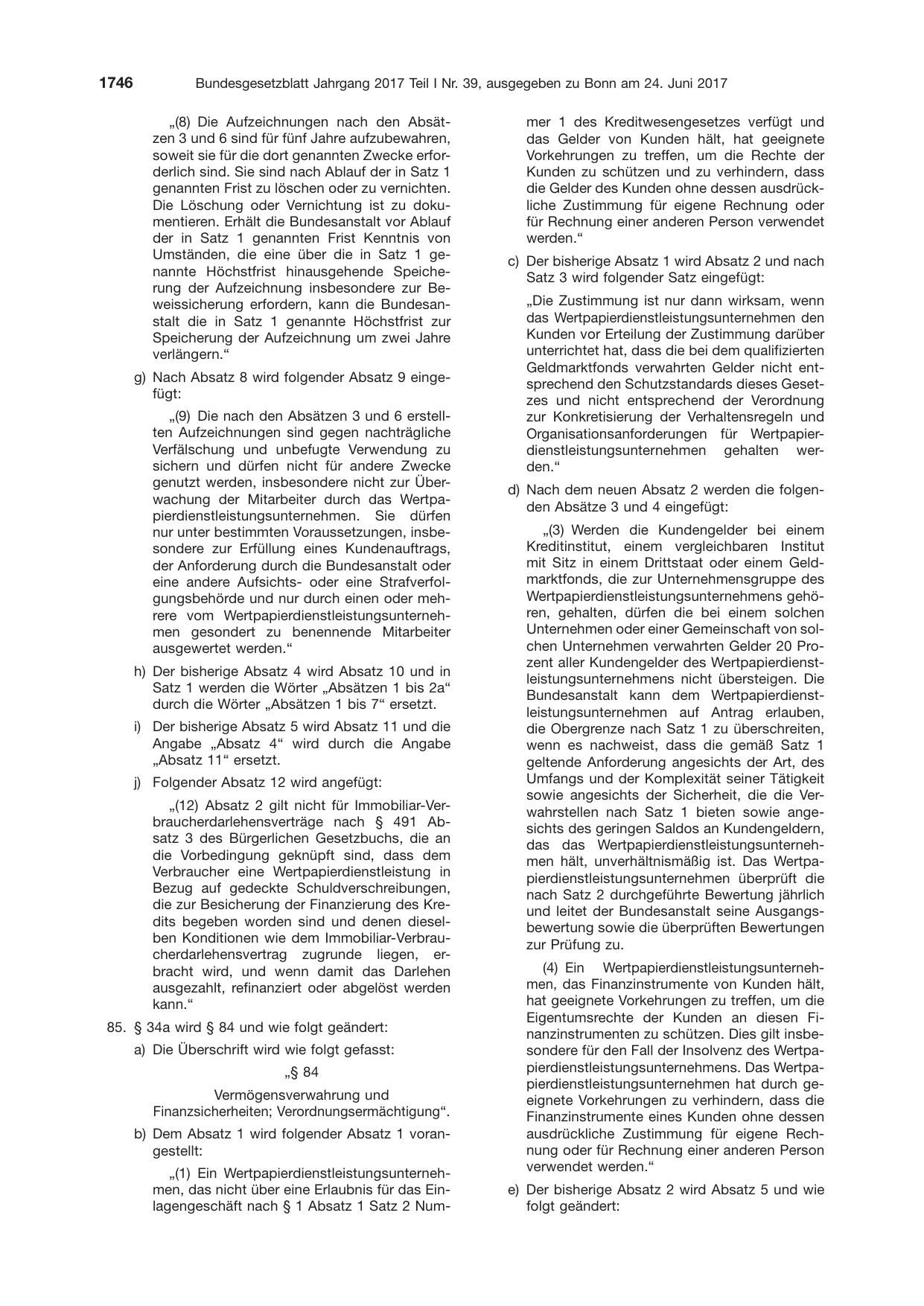 BGBl. 2017, Seite 1746 — Originalseite als Abbildung