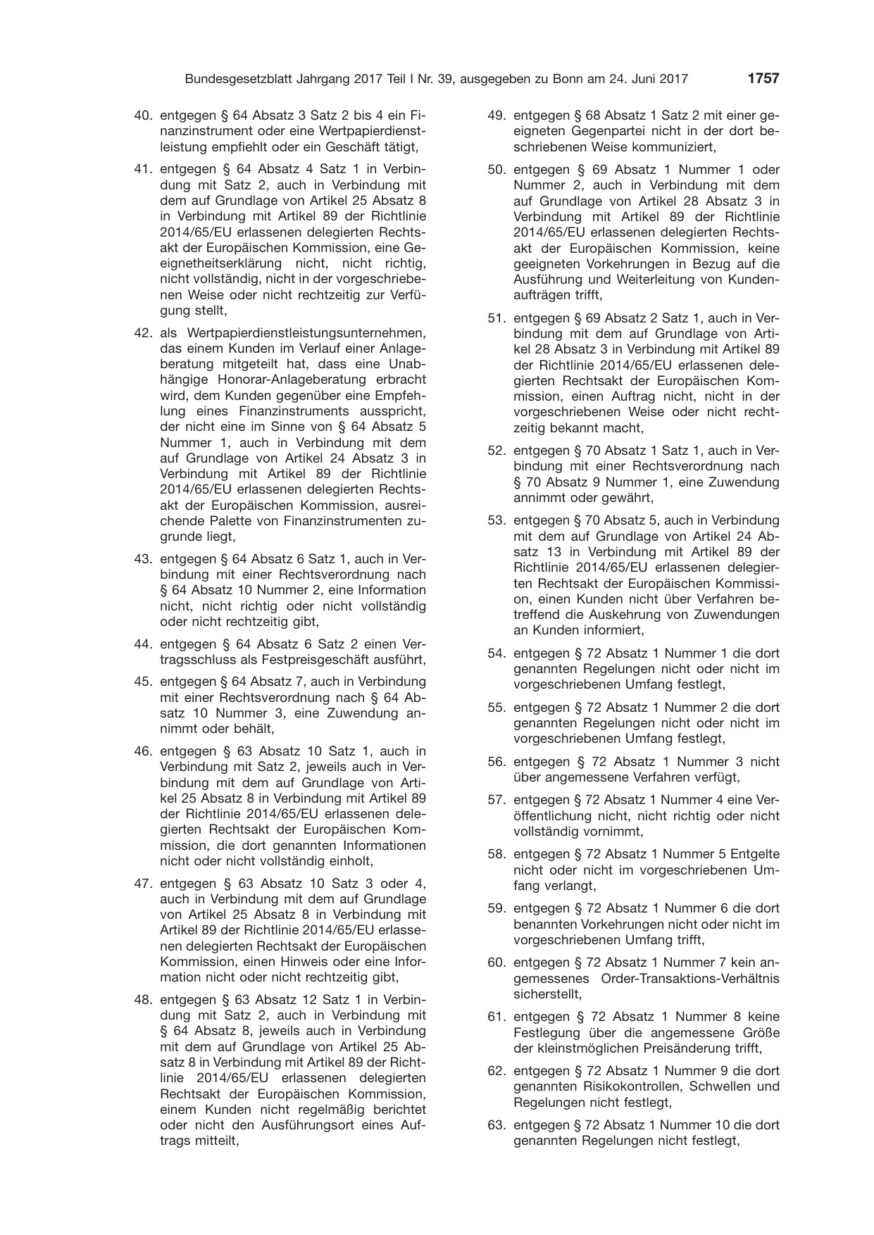 BGBl. 2017, Seite 1757 — Originalseite als Abbildung