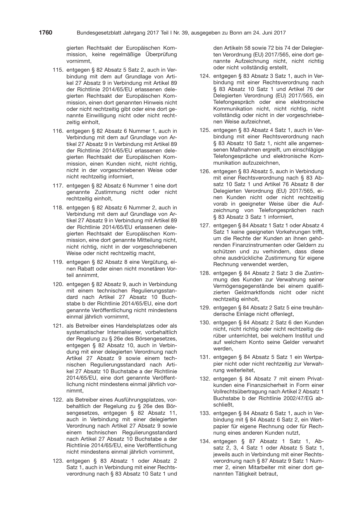 BGBl. 2017, Seite 1760 — Originalseite als Abbildung