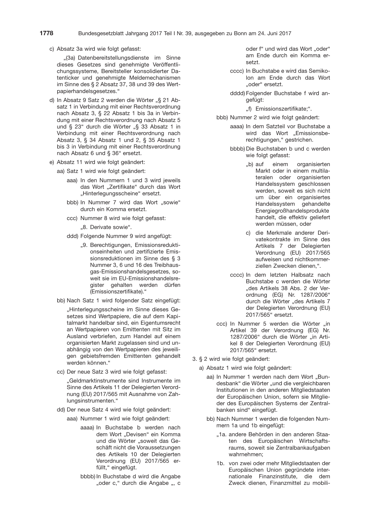 BGBl. 2017, Seite 1778 — Originalseite als Abbildung