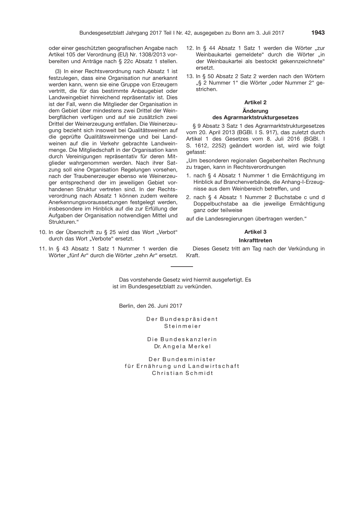 BGBl. 2017, Seite 1943 — Originalseite als Abbildung