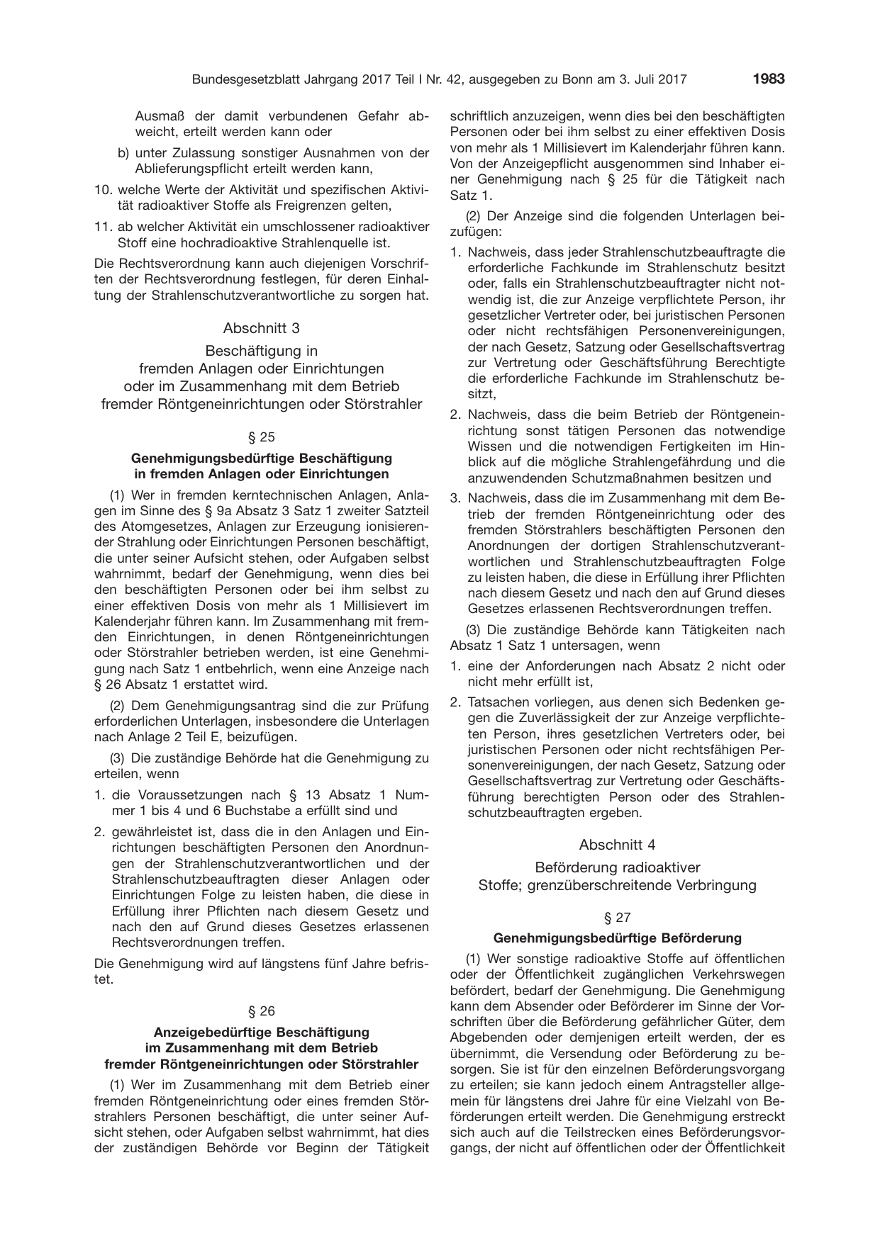 BGBl. 2017, Seite 1983 — Originalseite als Abbildung