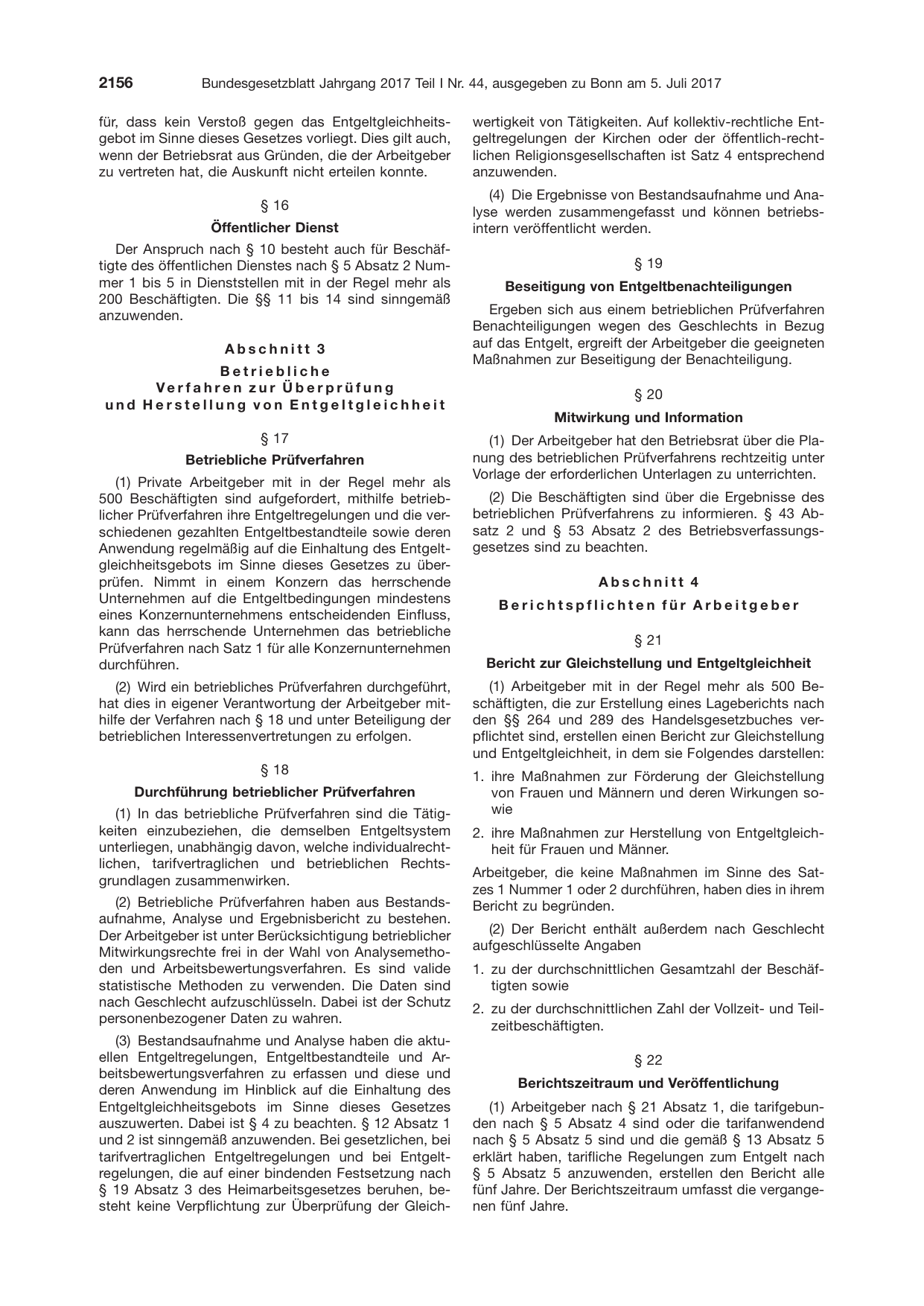 BGBl. 2017, Seite 2156 — Originalseite als Abbildung