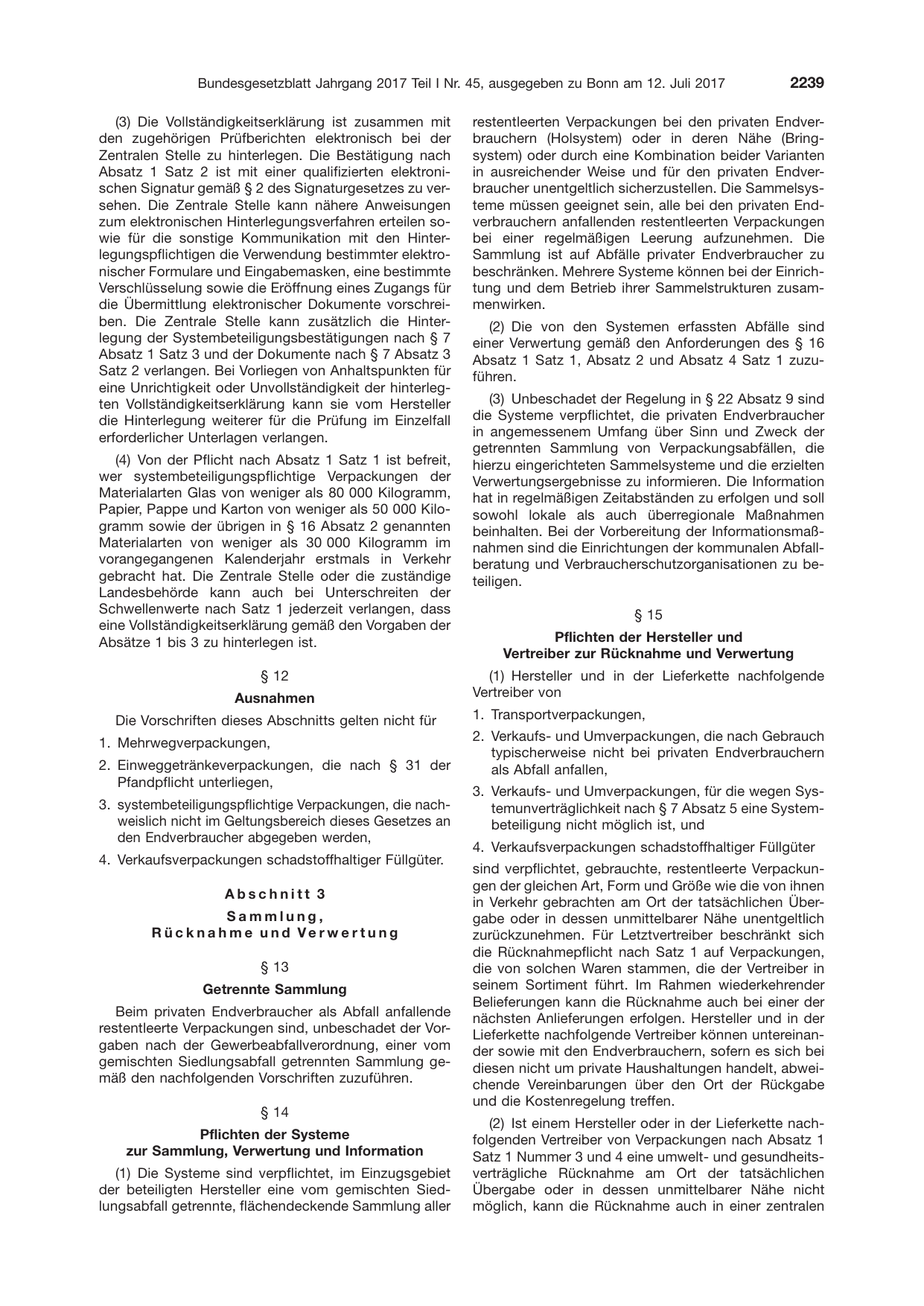 BGBl. 2017, Seite 2239 — Originalseite als Abbildung