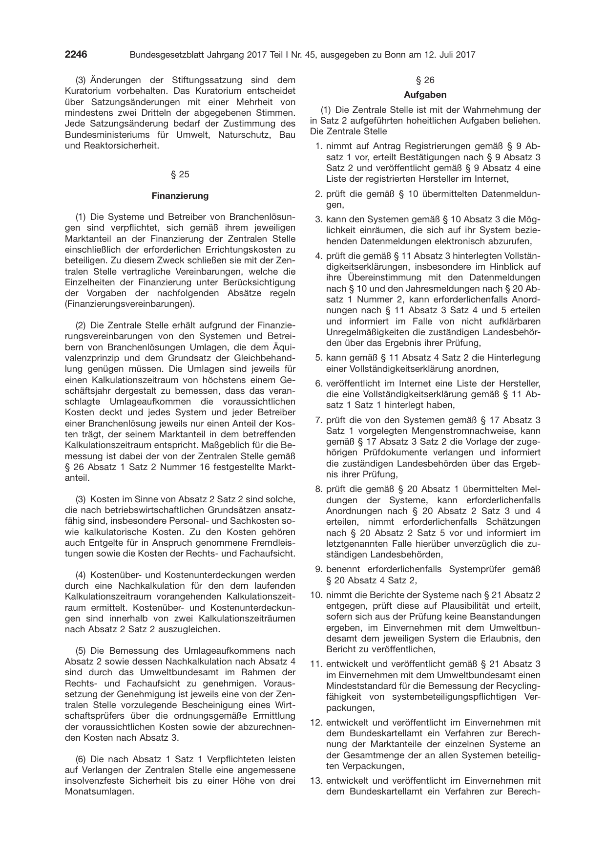 BGBl. 2017, Seite 2246 — Originalseite als Abbildung