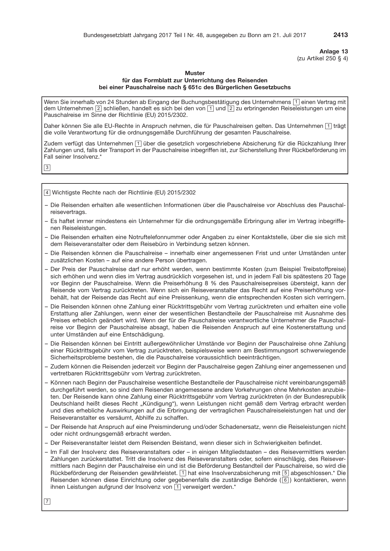 BGBl. 2017, Seite 2413 — Originalseite als Abbildung