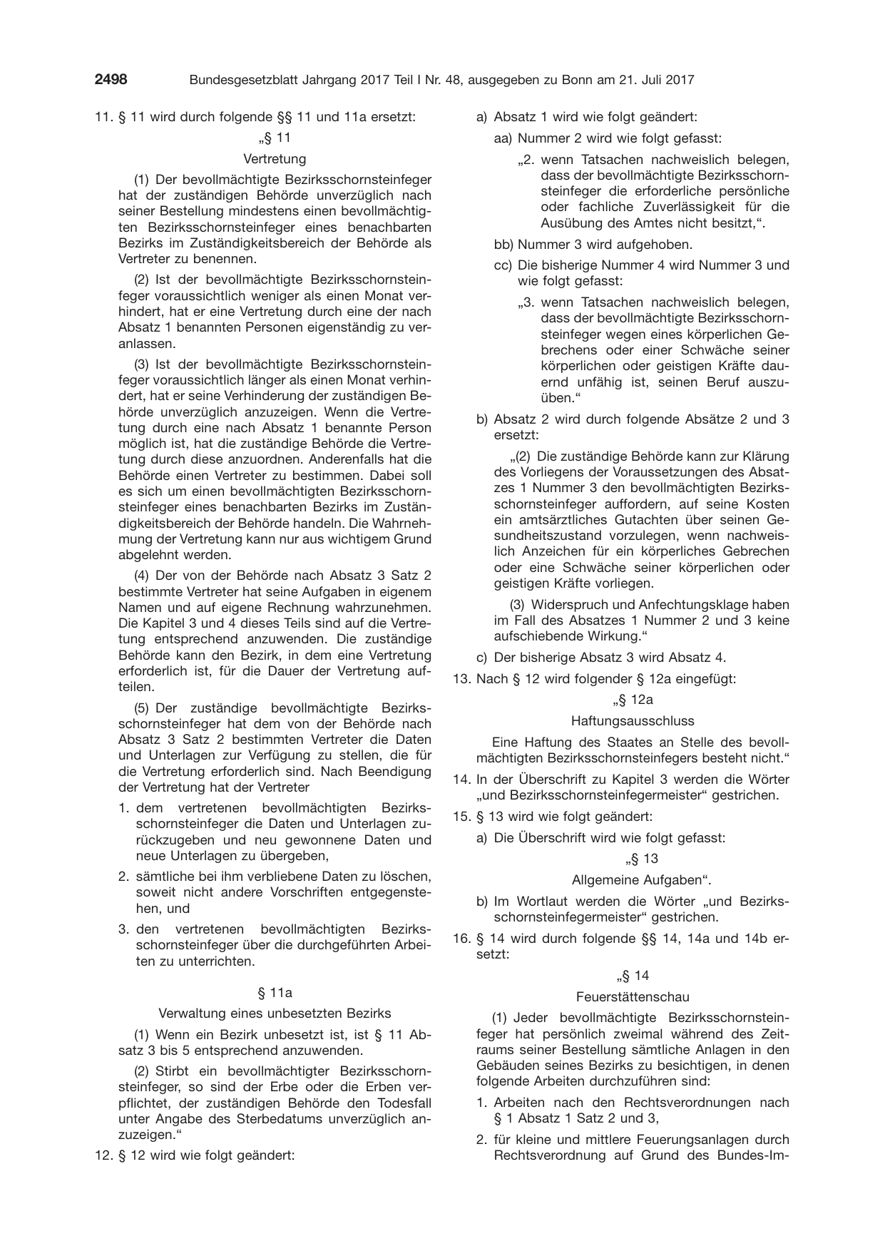 BGBl. 2017, Seite 2498 — Originalseite als Abbildung