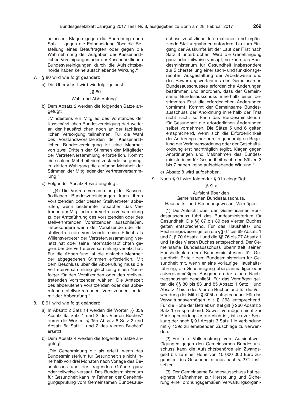BGBl. 2017, Seite 269 — Originalseite als Abbildung