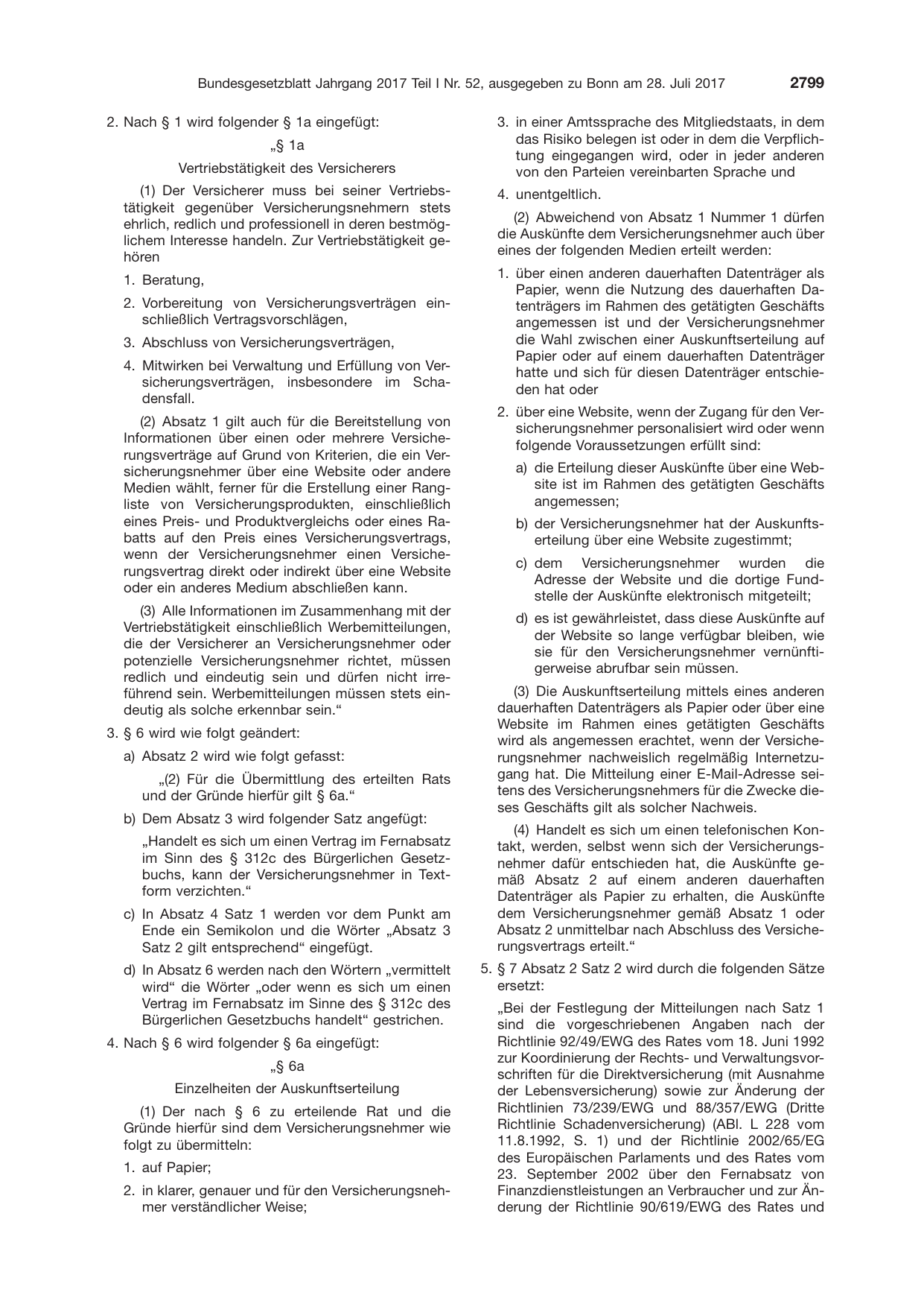 BGBl. 2017, Seite 2799 — Originalseite als Abbildung