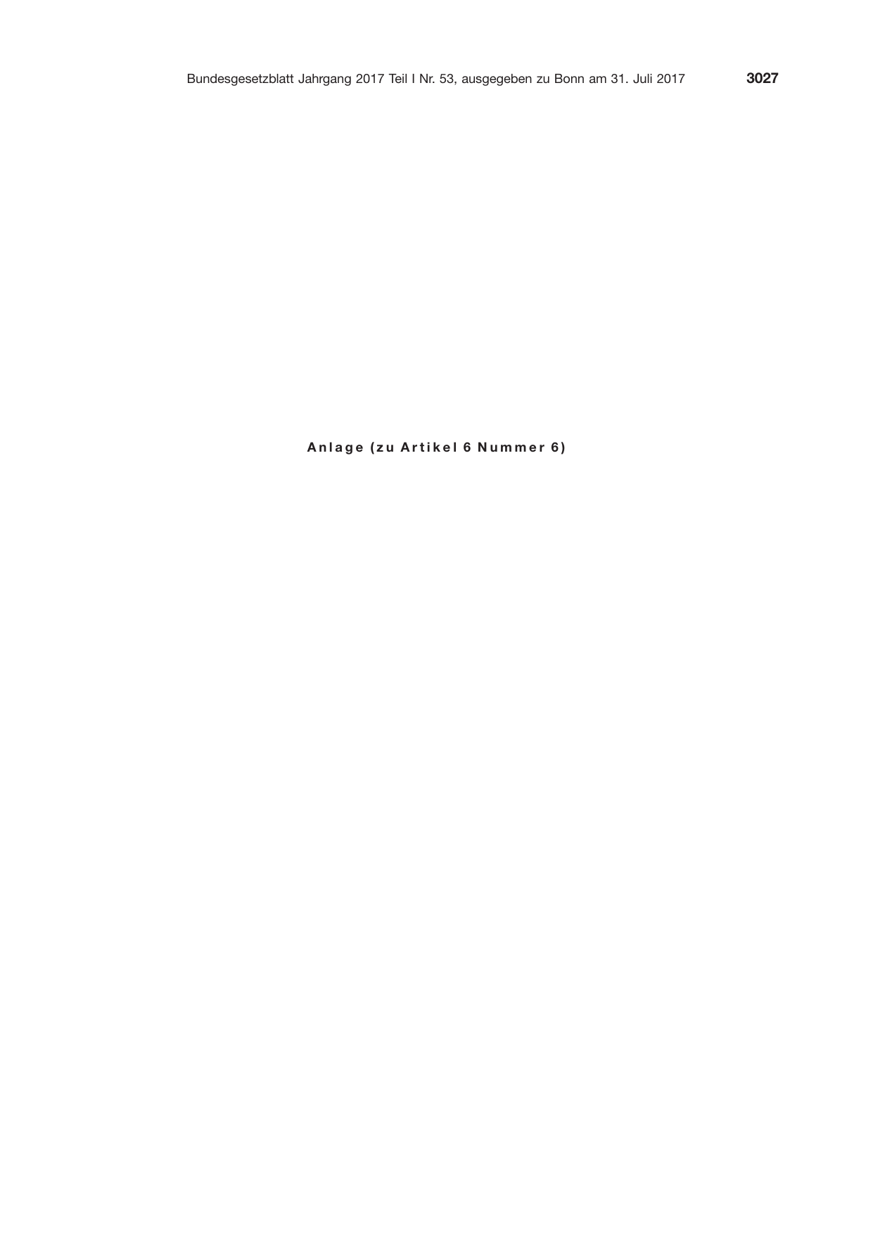 BGBl. 2017, Seite 3027 — Originalseite als Abbildung