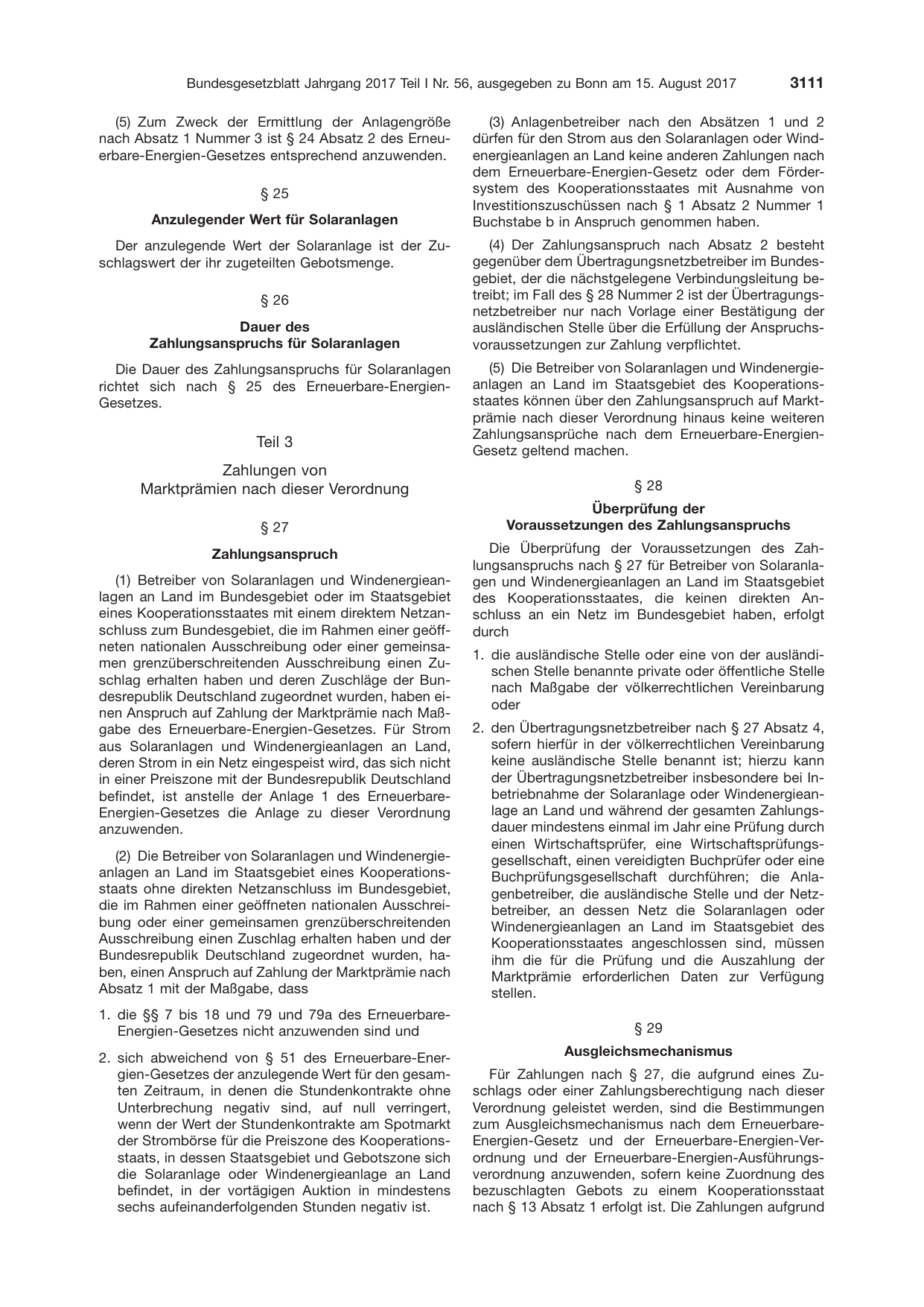 BGBl. 2017, Seite 3111 — Originalseite als Abbildung