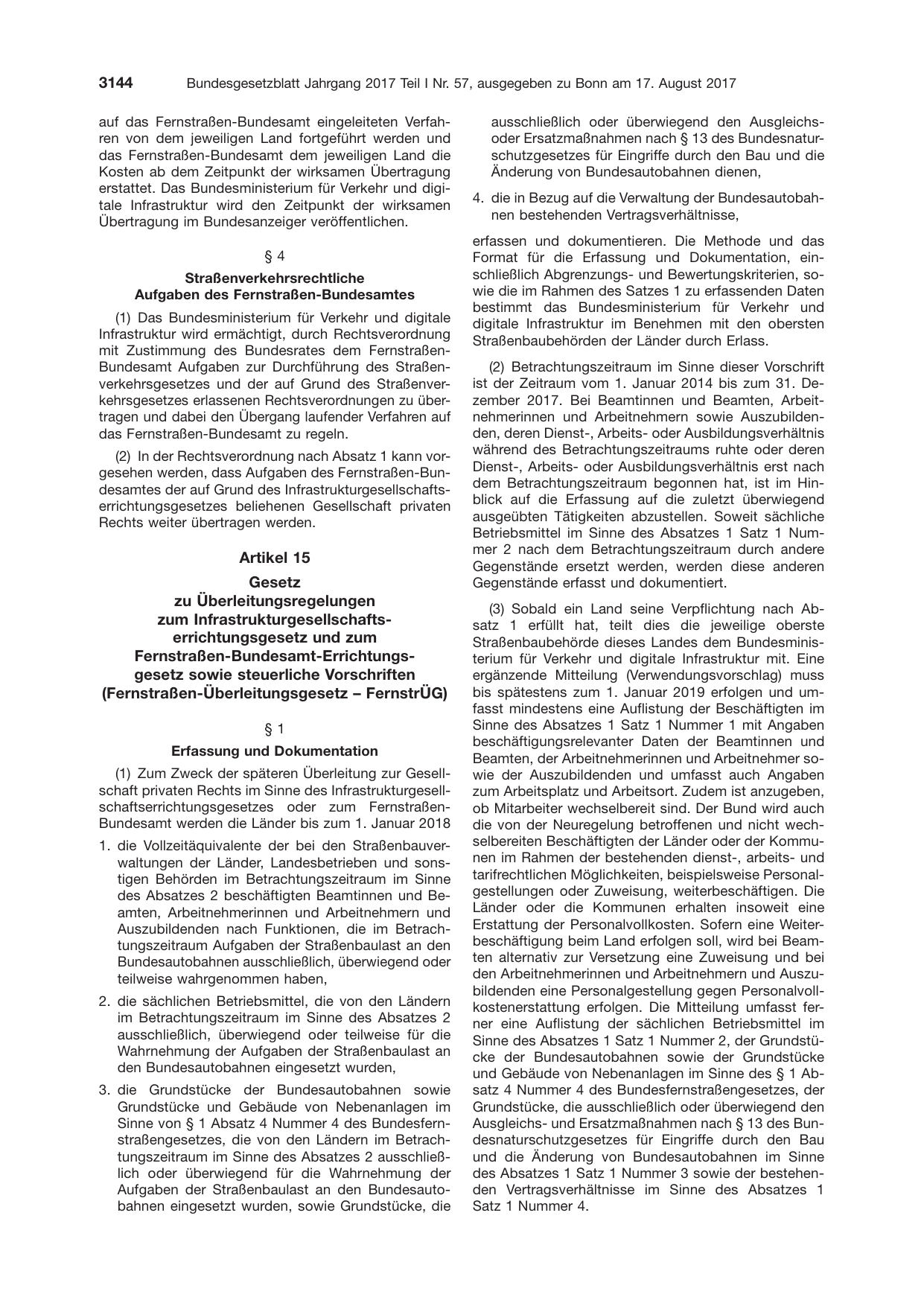 BGBl. 2017, Seite 3144 — Originalseite als Abbildung