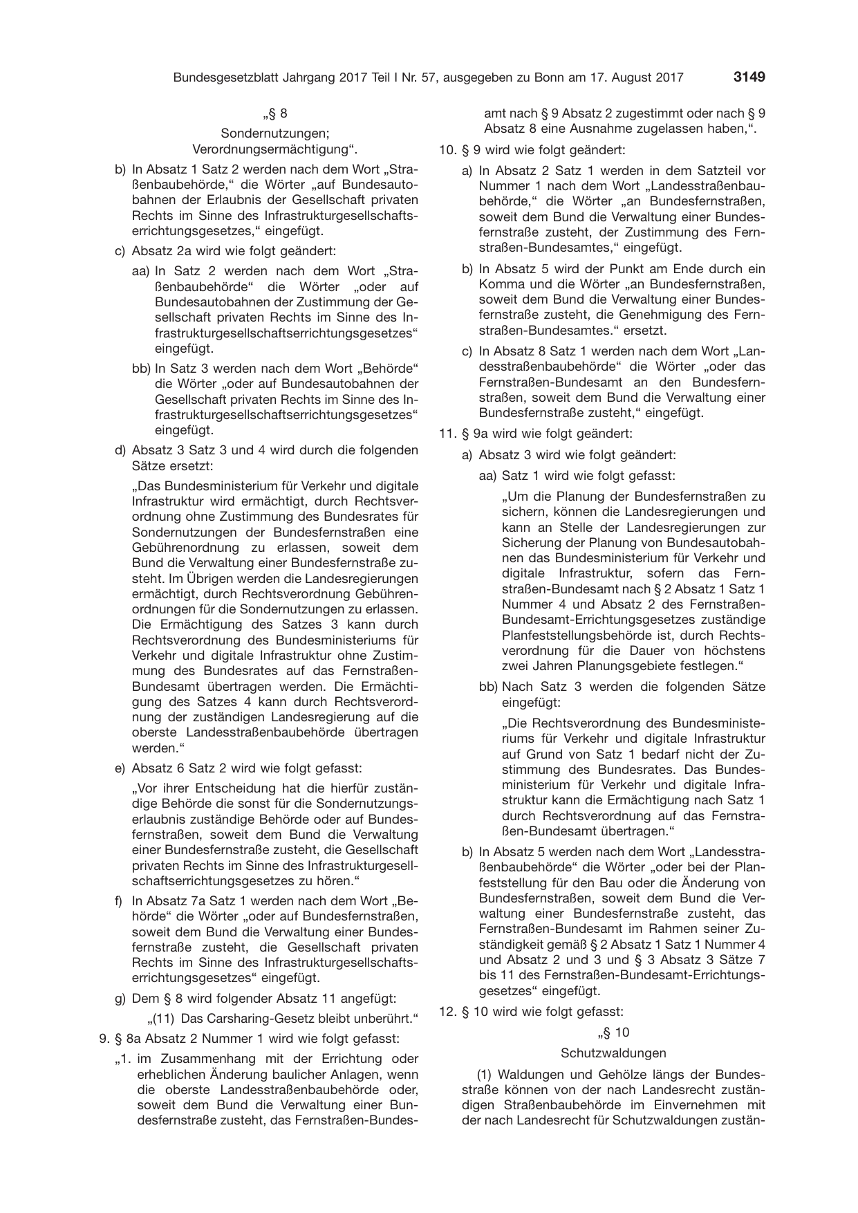 BGBl. 2017, Seite 3149 — Originalseite als Abbildung