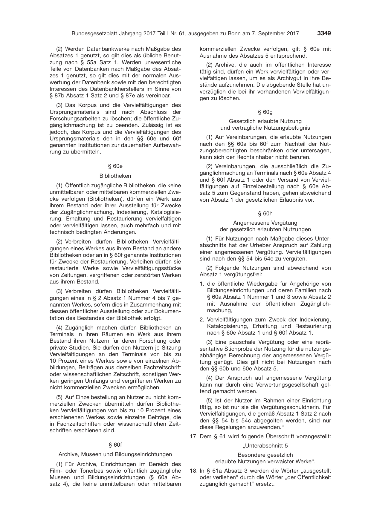 BGBl. 2017, Seite 3349 — Originalseite als Abbildung