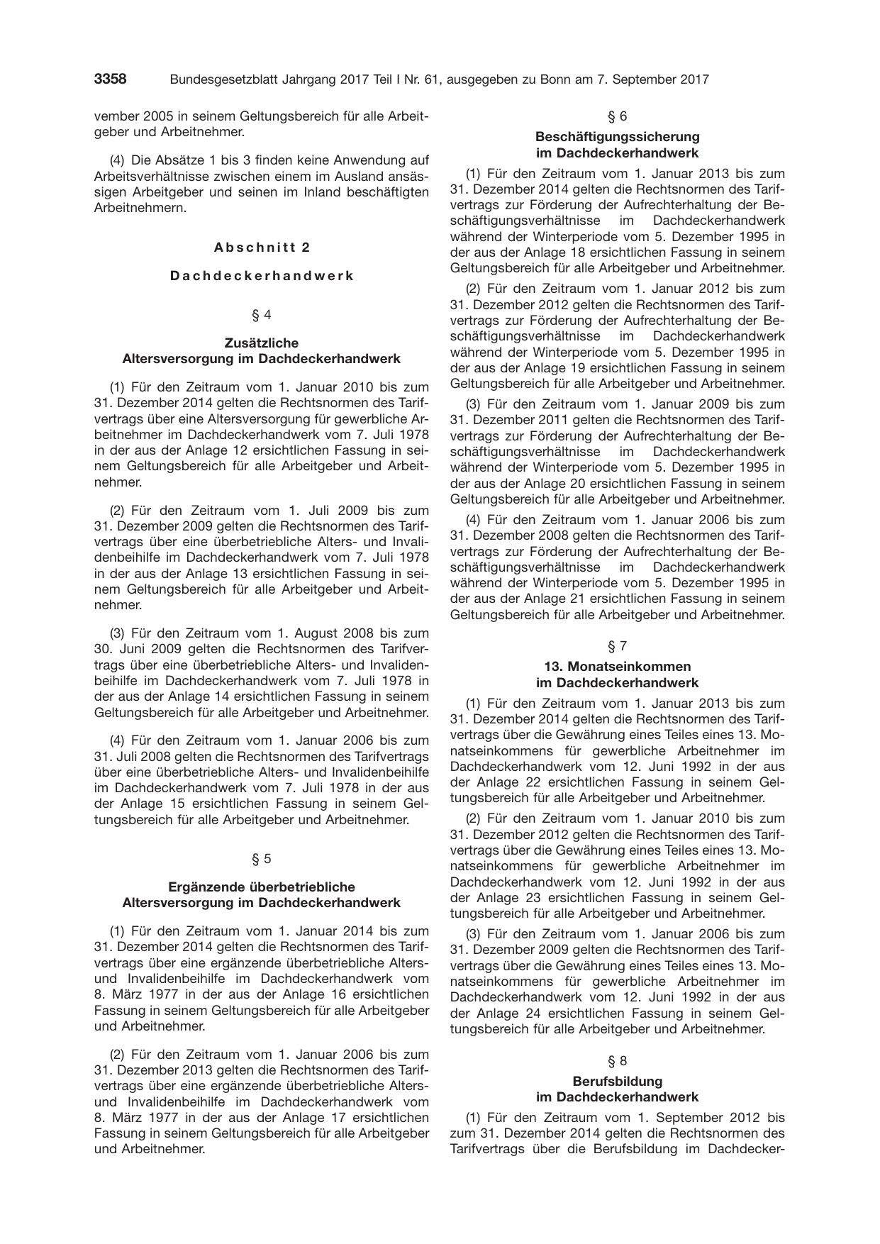 BGBl. 2017, Seite 3358 — Originalseite als Abbildung