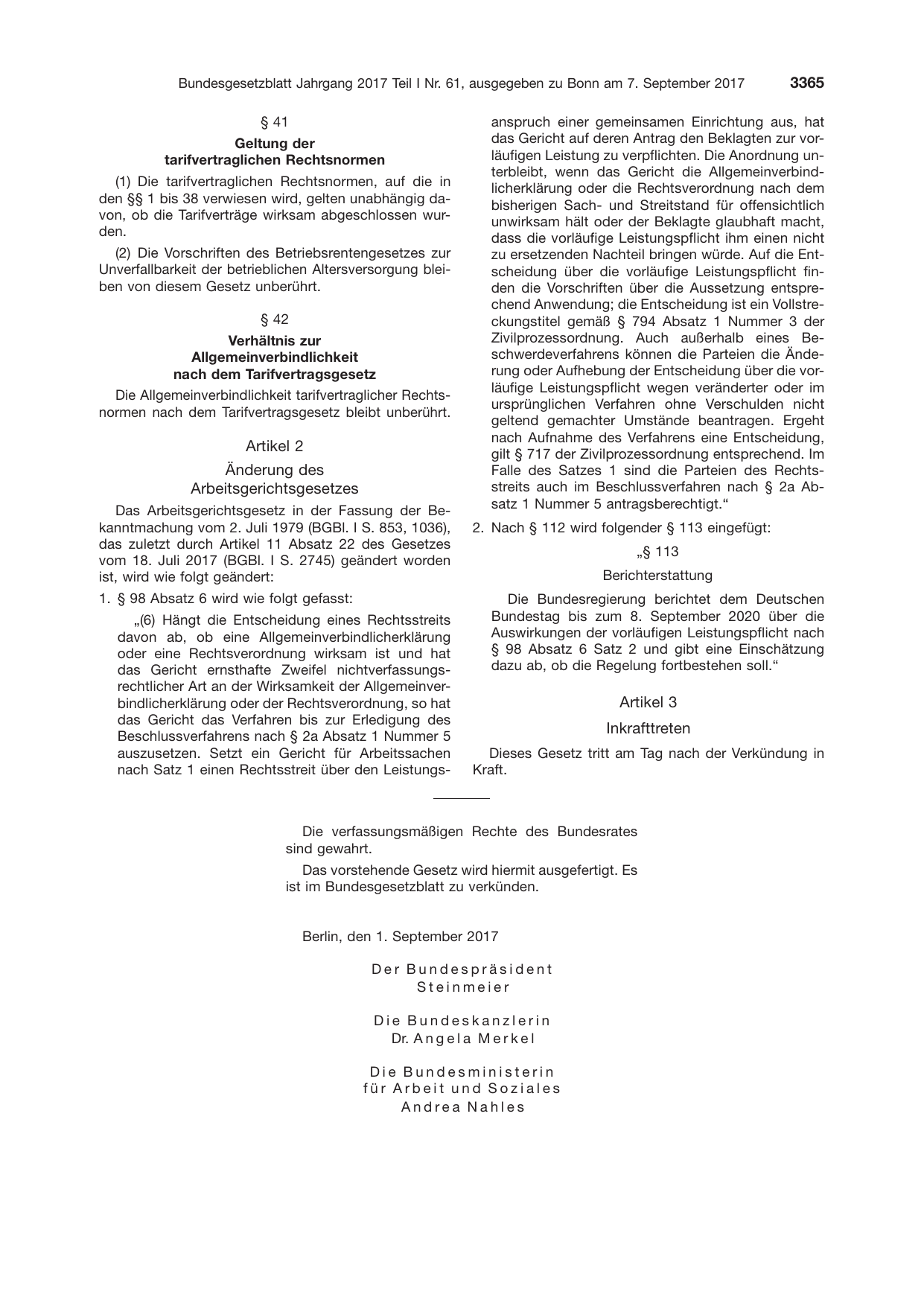 BGBl. 2017, Seite 3365 — Originalseite als Abbildung