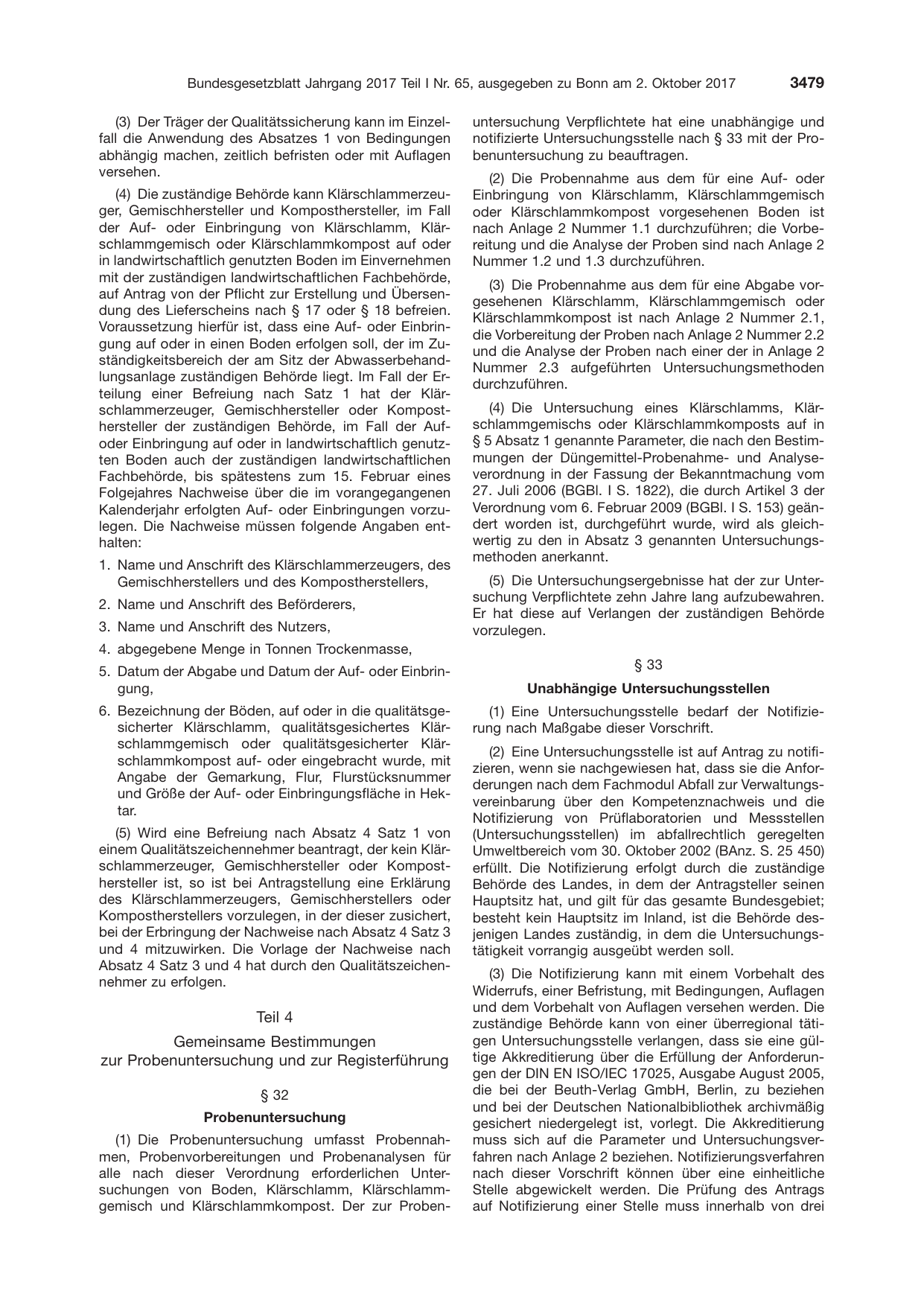 BGBl. 2017, Seite 3479 — Originalseite als Abbildung