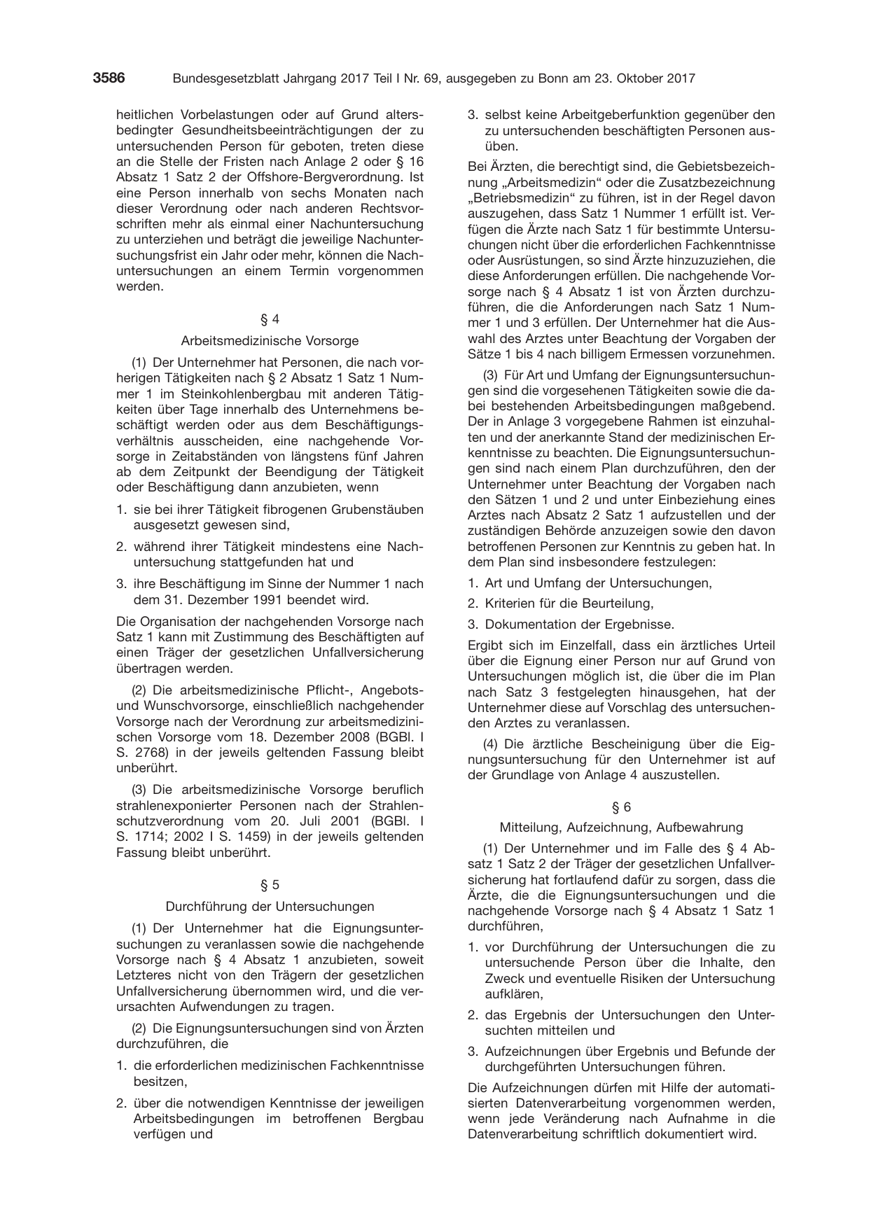 BGBl. 2017, Seite 3586 — Originalseite als Abbildung