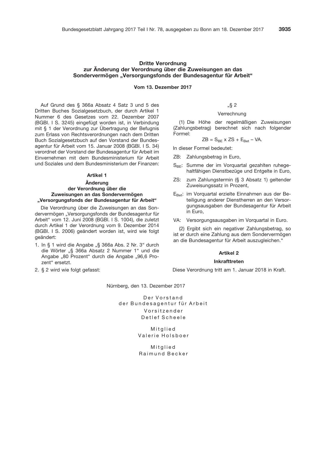 BGBl. 2017, Seite 3935 — Originalseite als Abbildung
