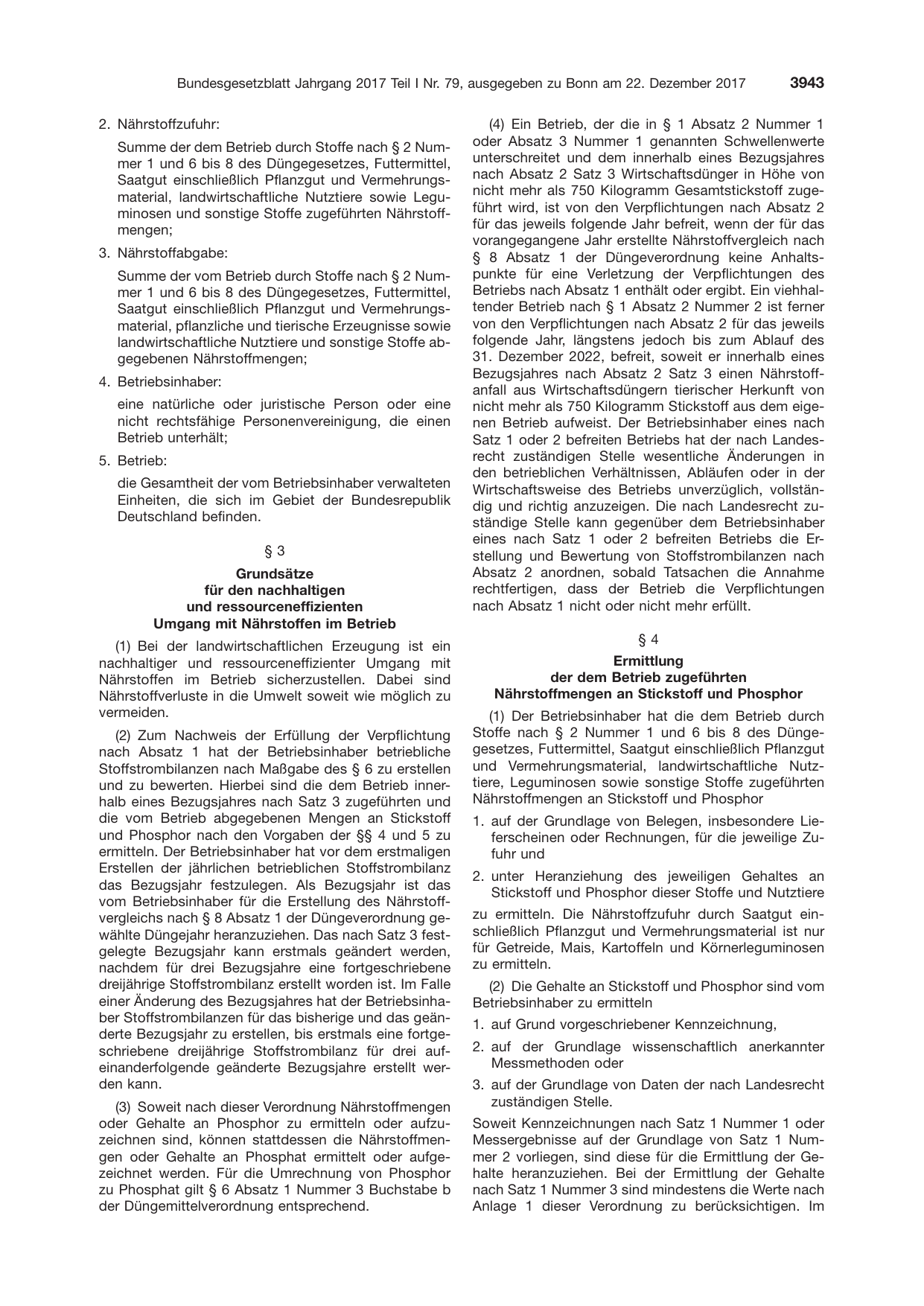 BGBl. 2017, Seite 3943 — Originalseite als Abbildung