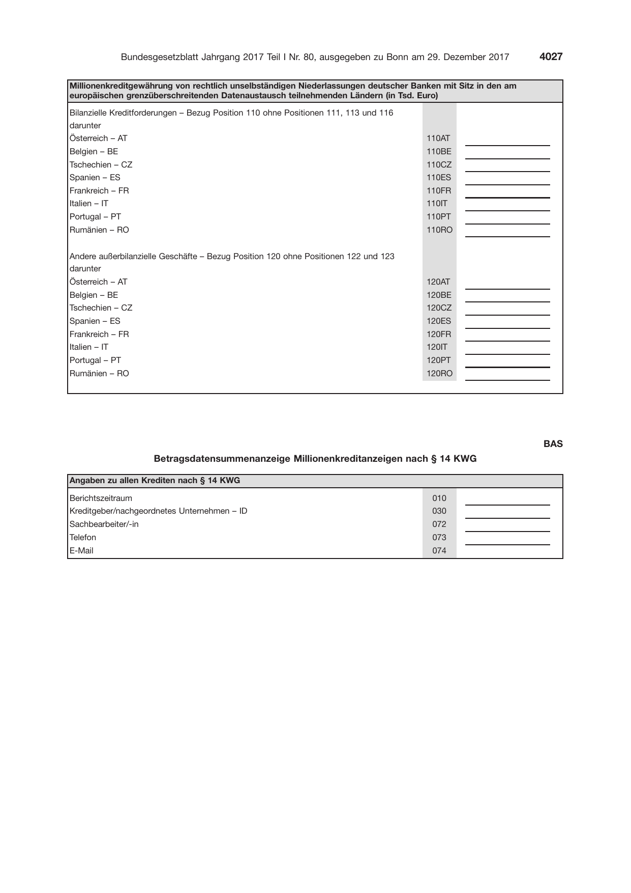 BGBl. 2017, Seite 4027 — Originalseite als Abbildung