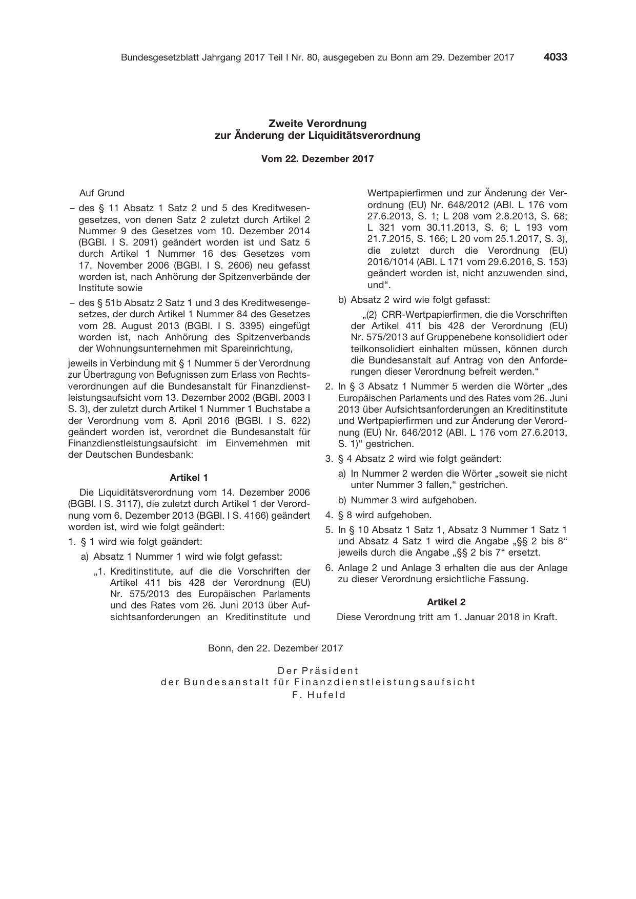 BGBl. 2017, Seite 4033 — Originalseite als Abbildung