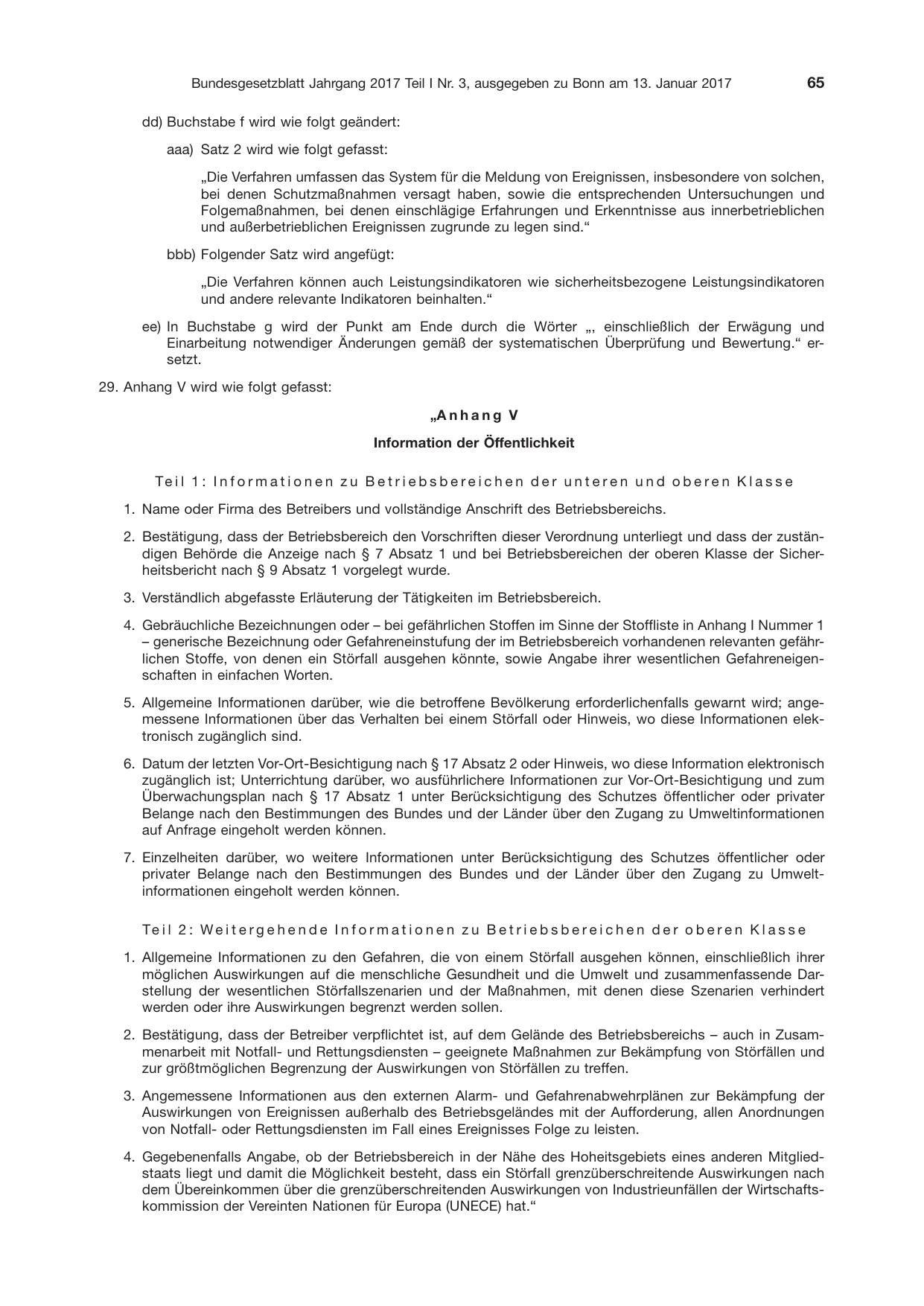 BGBl. 2017, Seite 65 — Originalseite als Abbildung