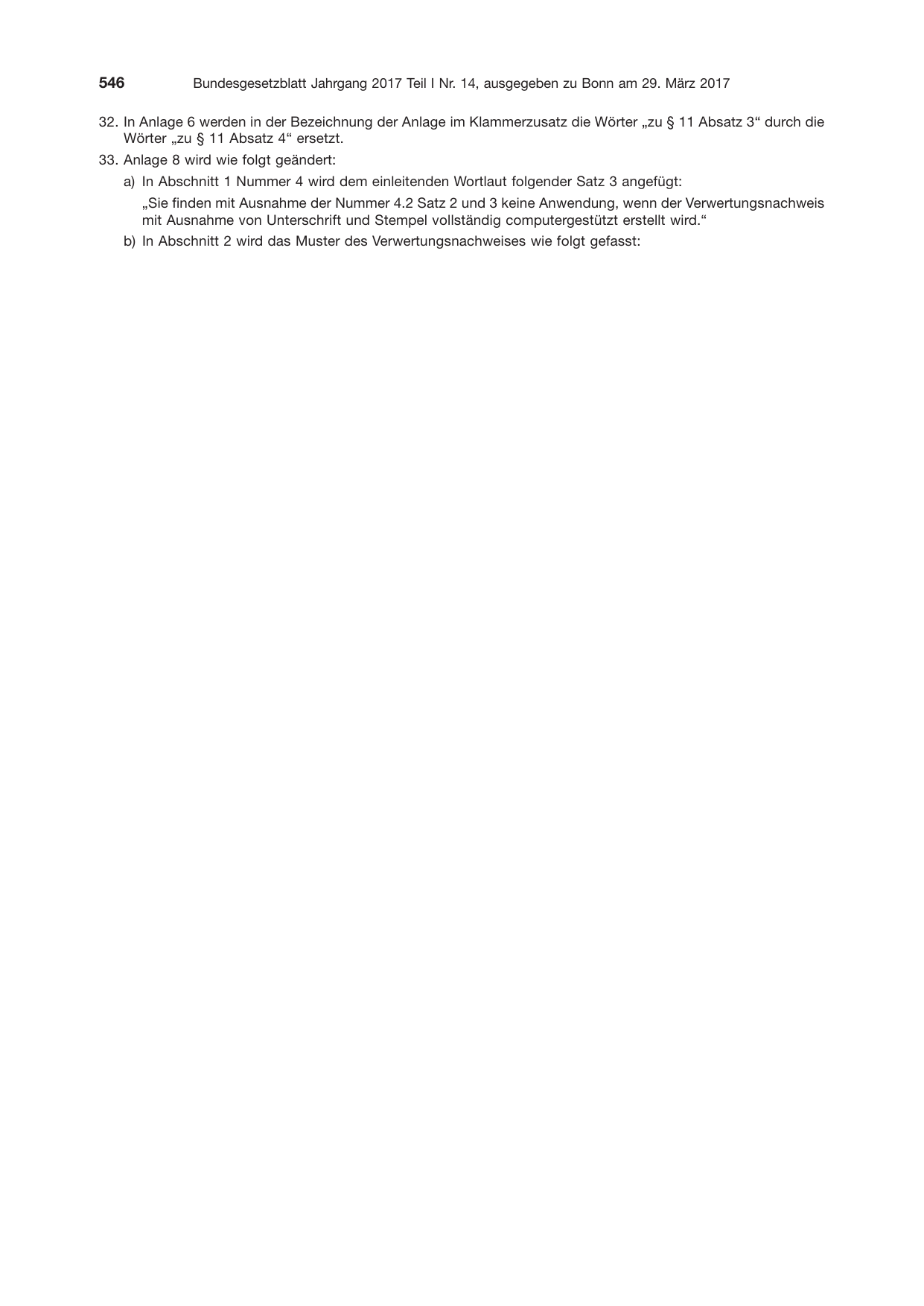 BGBl. 2017, Seite 546 — Originalseite als Abbildung