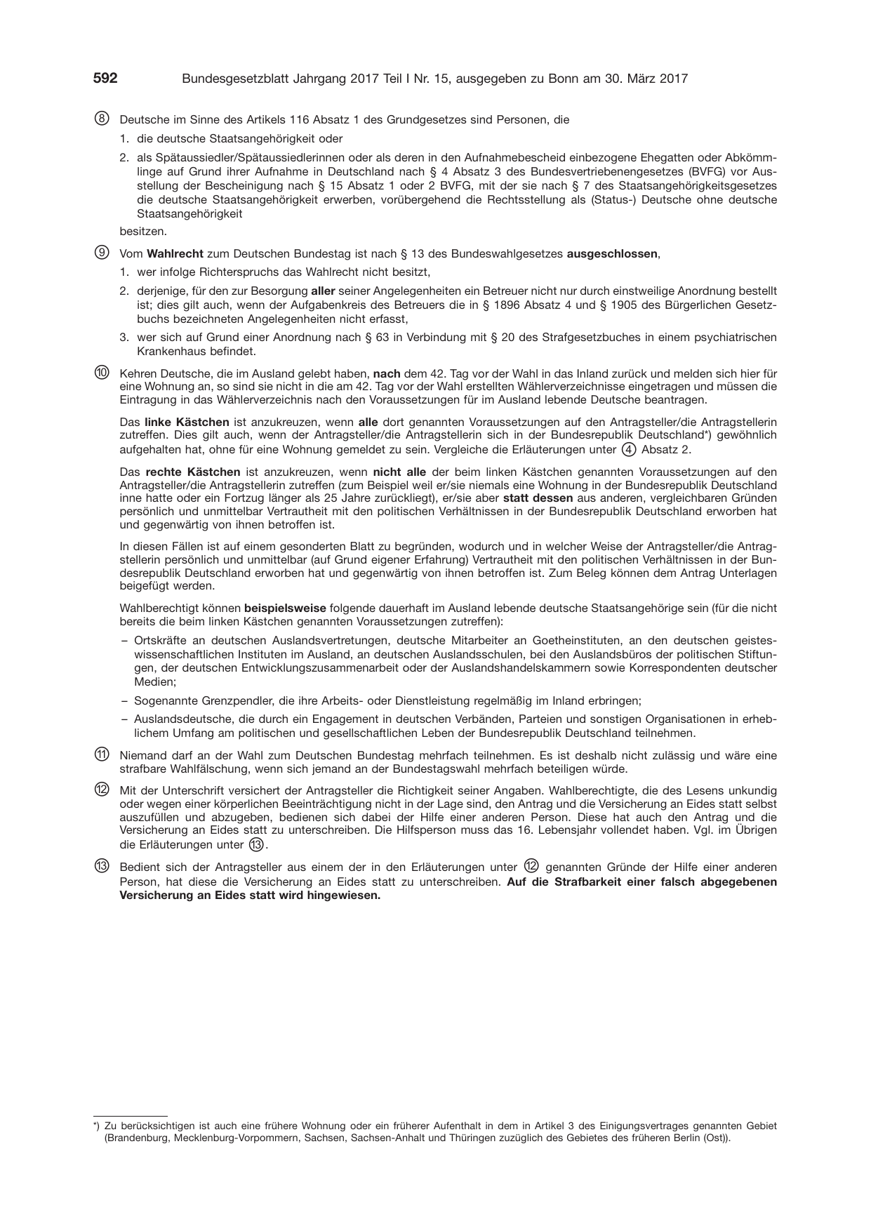 BGBl. 2017, Seite 592 — Originalseite als Abbildung