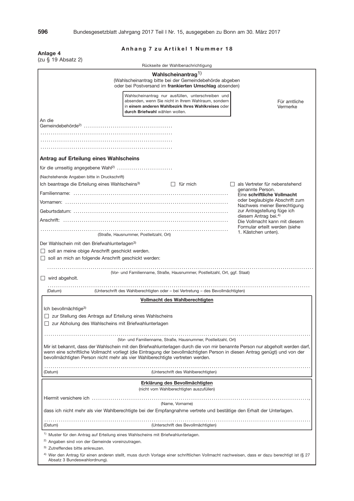 BGBl. 2017, Seite 596 — Originalseite als Abbildung