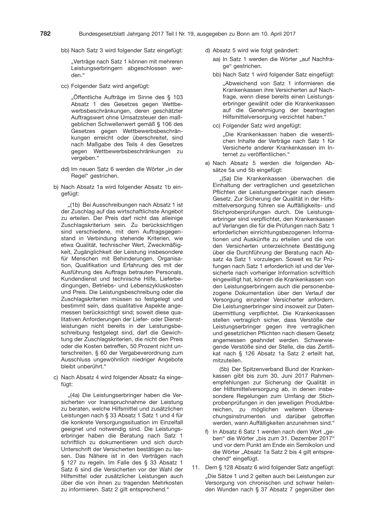 BGBl. 2017, Seite 782 — Originalseite als Abbildung