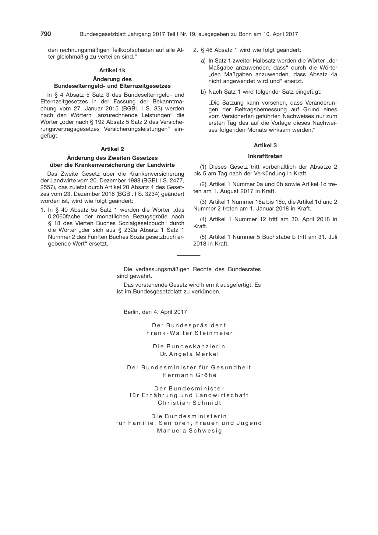BGBl. 2017, Seite 790 — Originalseite als Abbildung