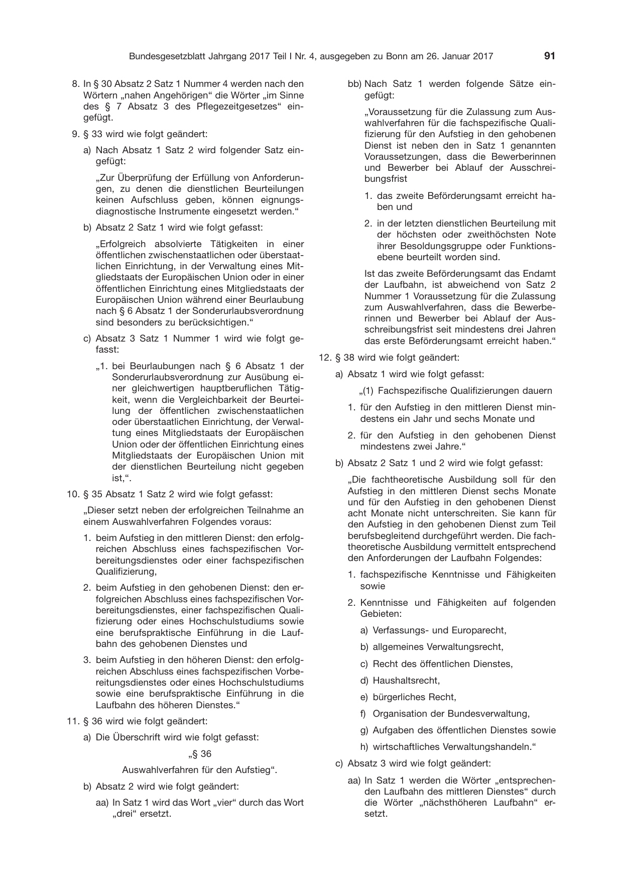 BGBl. 2017, Seite 91 — Originalseite als Abbildung