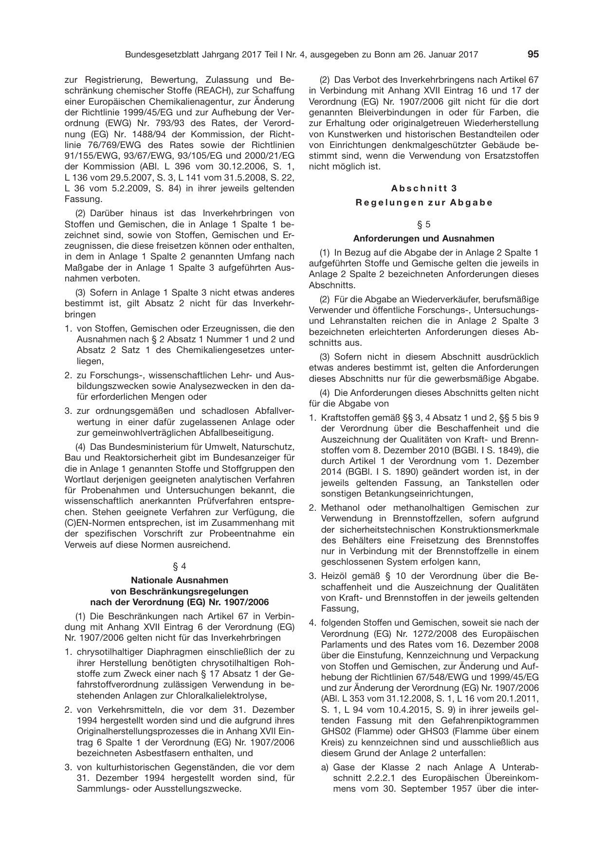 BGBl. 2017, Seite 95 — Originalseite als Abbildung