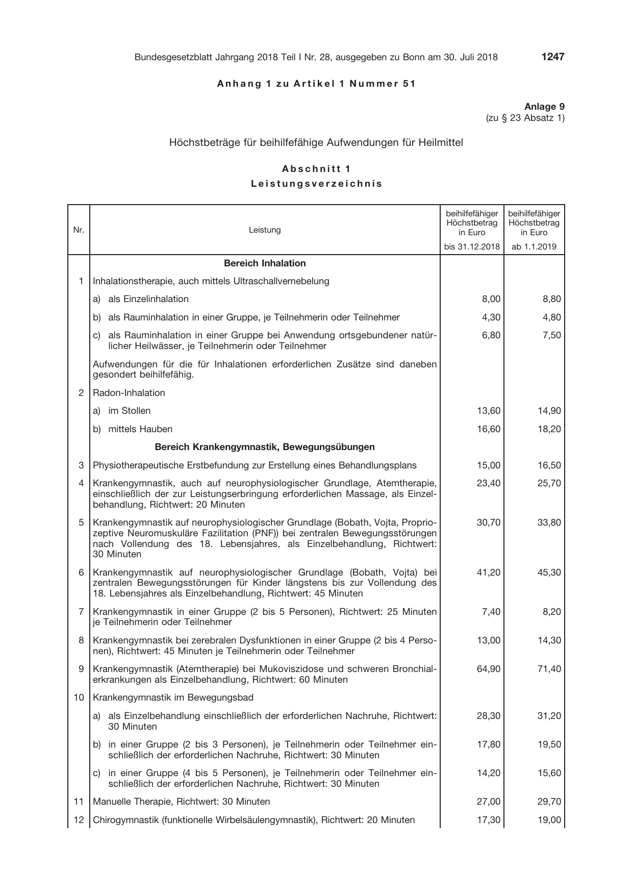 BGBl. 2018, Seite 1247 — Originalseite als Abbildung