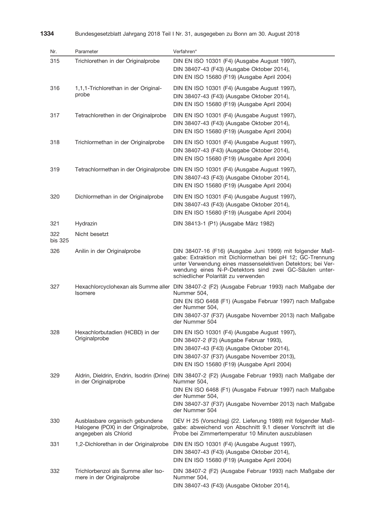 BGBl. 2018, Seite 1334 — Originalseite als Abbildung