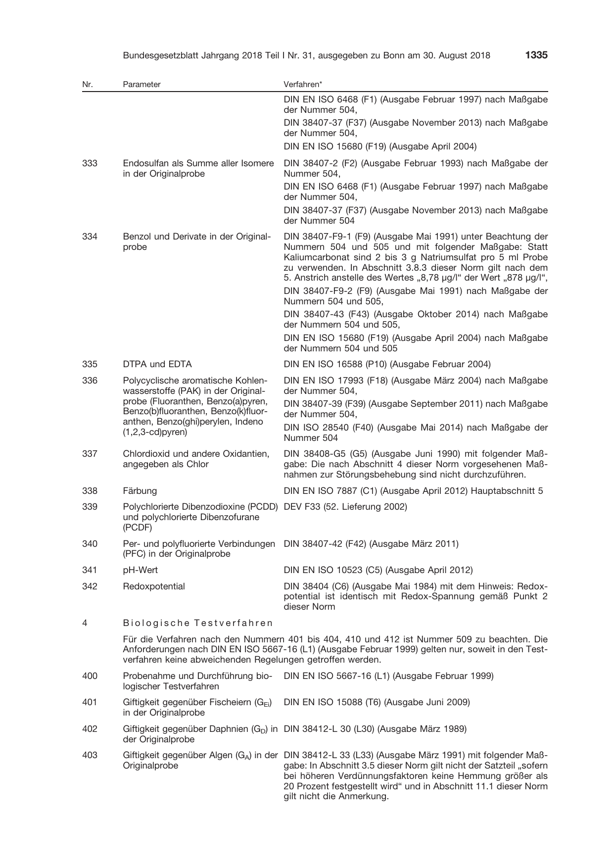 BGBl. 2018, Seite 1335 — Originalseite als Abbildung