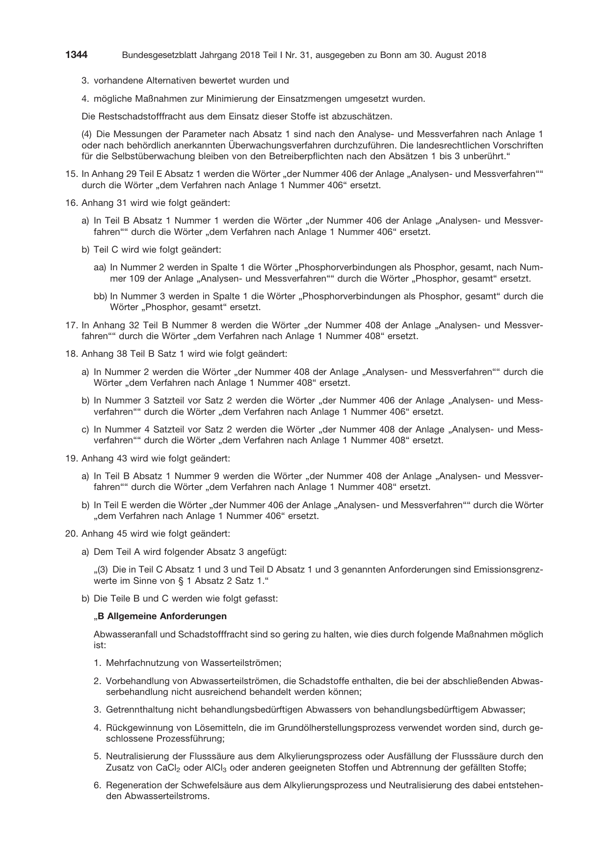 BGBl. 2018, Seite 1344 — Originalseite als Abbildung