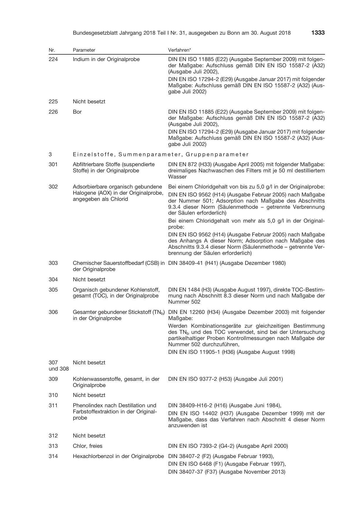 BGBl. 2018, Seite 1333 — Originalseite als Abbildung