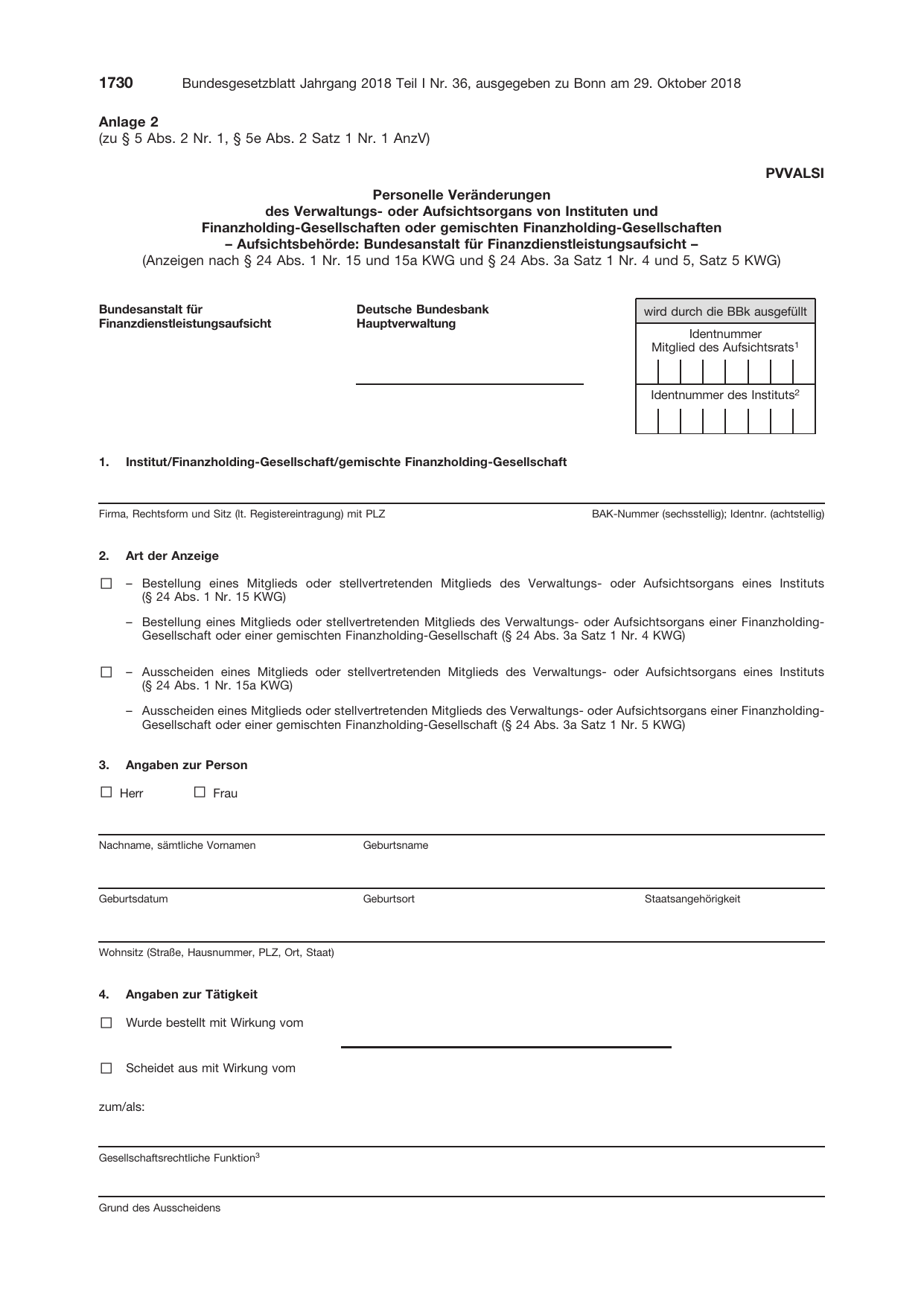 BGBl. 2018, Seite 1730 — Originalseite als Abbildung