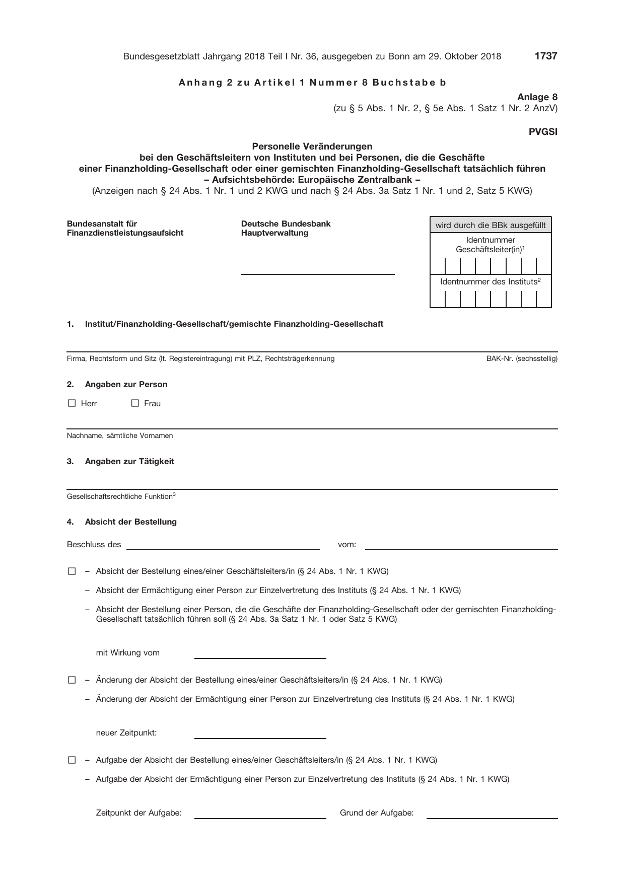 BGBl. 2018, Seite 1737 — Originalseite als Abbildung